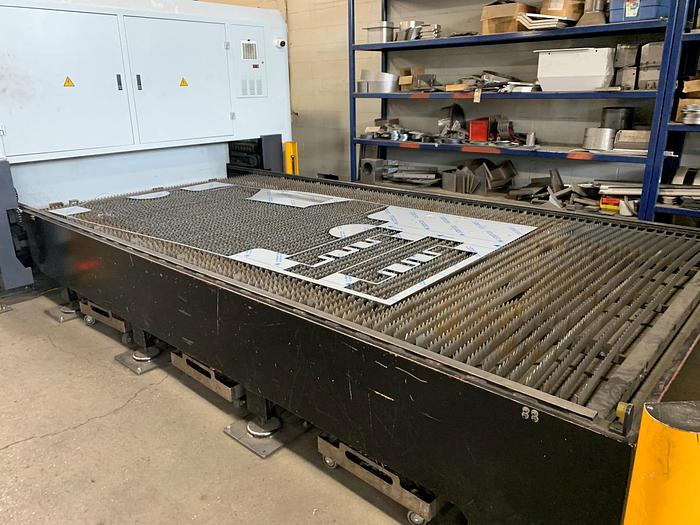 Used 157" X 78" HYMSON, 6KW High Effeciency CNC Fiber Laser, New 2019