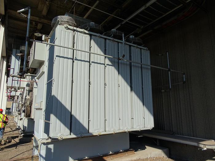 Used 15000 KVA OA ABB OIL INSULATED TRANSFORMER SUBSTATION 4160Y/2402