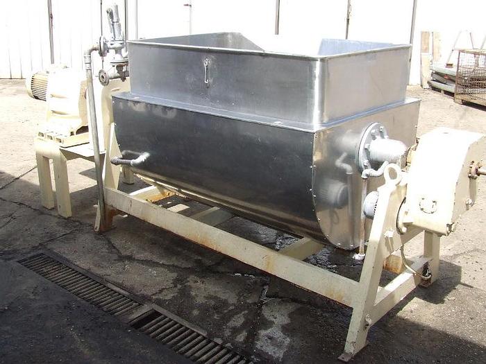 Used Kocioł z płaszczem grzejnym (ciśnieniowym) i mieszadłem poziomym łopatowym typu "Z"