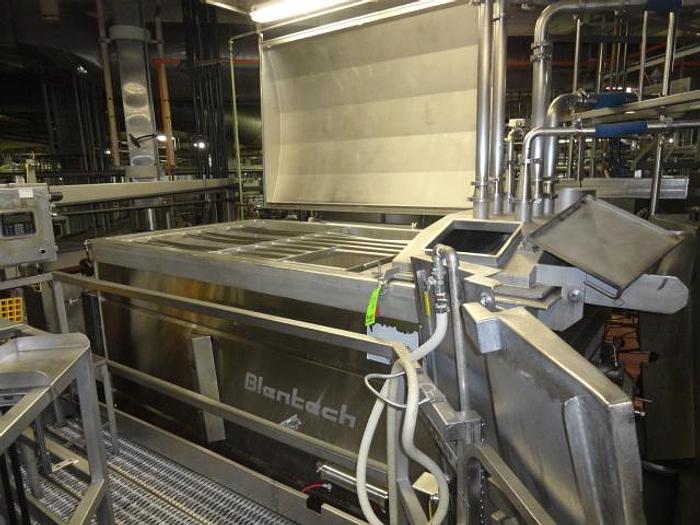 Used Blentech Blender, jacketed, hollow flight & injection. 2012 with Blentech Dumper