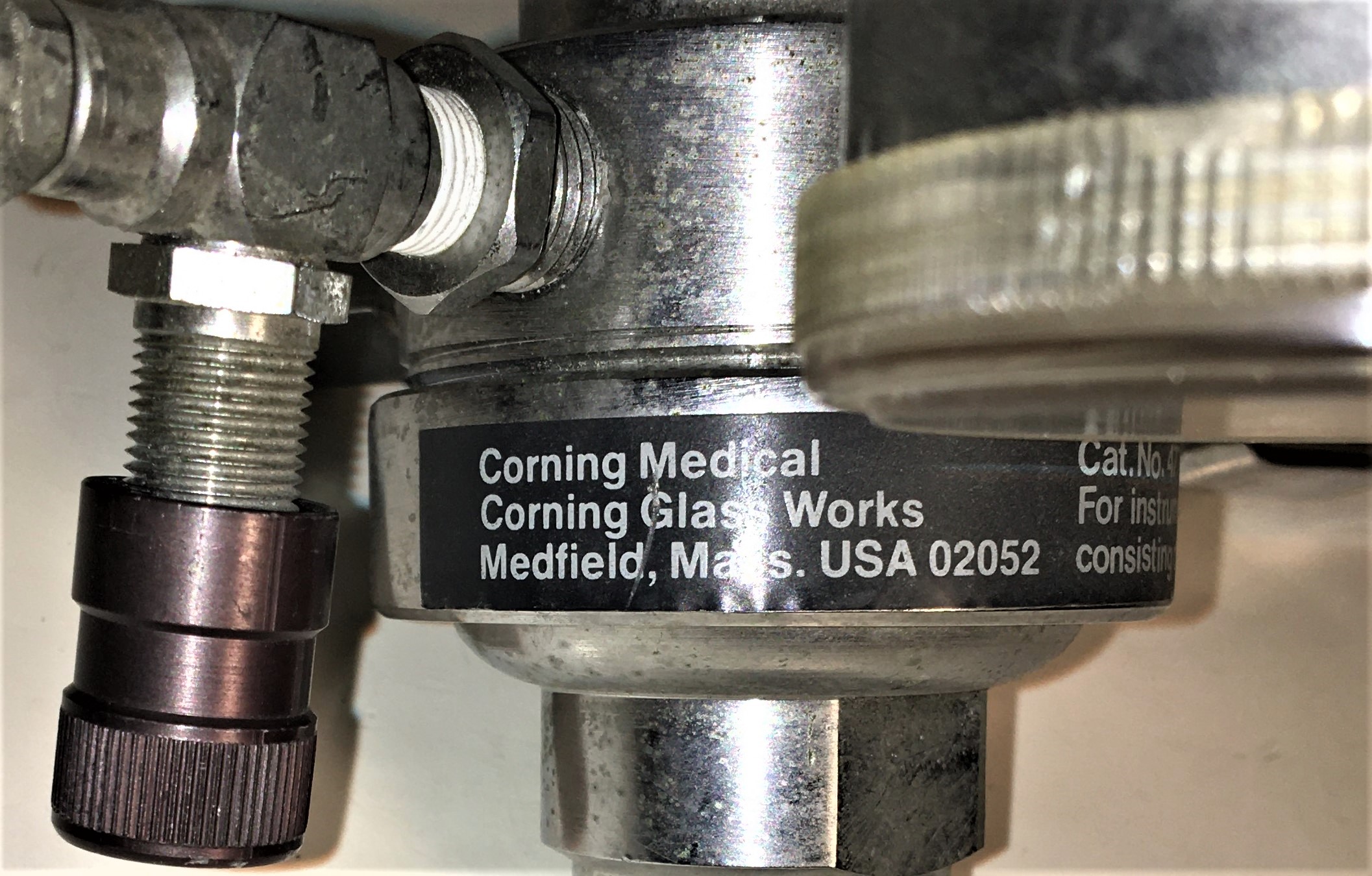 Used Corning 477422 Dual Stage Pressure Regulator