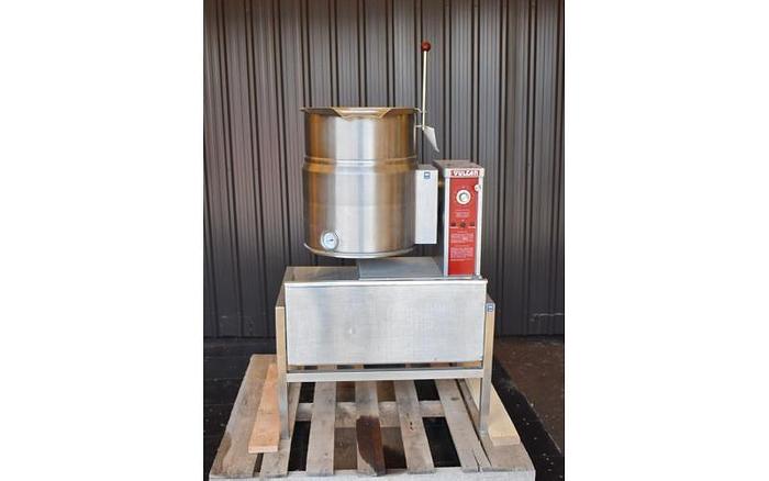 USED 10 GALLON TANK (KETTLE), STAINLESS STEEL, VULCAN VEC-10TW