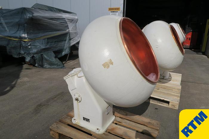 Used (8) Copper Coating Pans