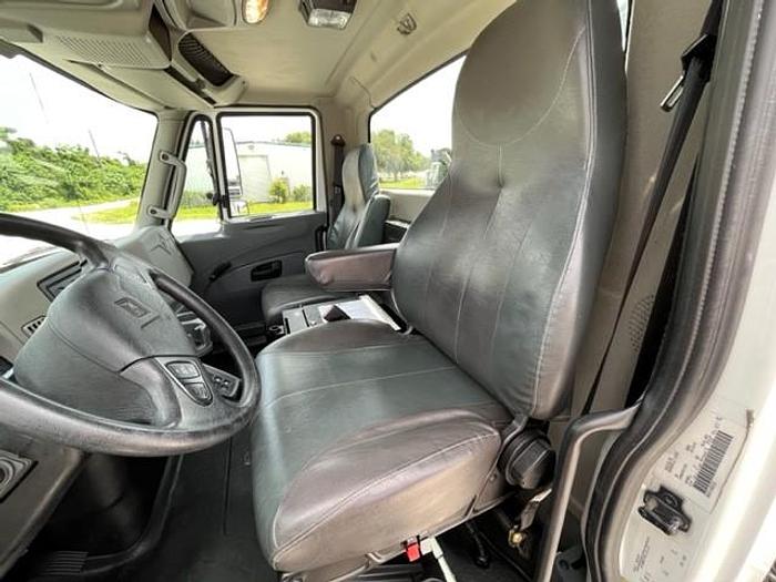 Used PM 12023 11,905 lbs Knuckle Boom on 2013 International 4300 Reg Cab Flatbed Truck - C83944