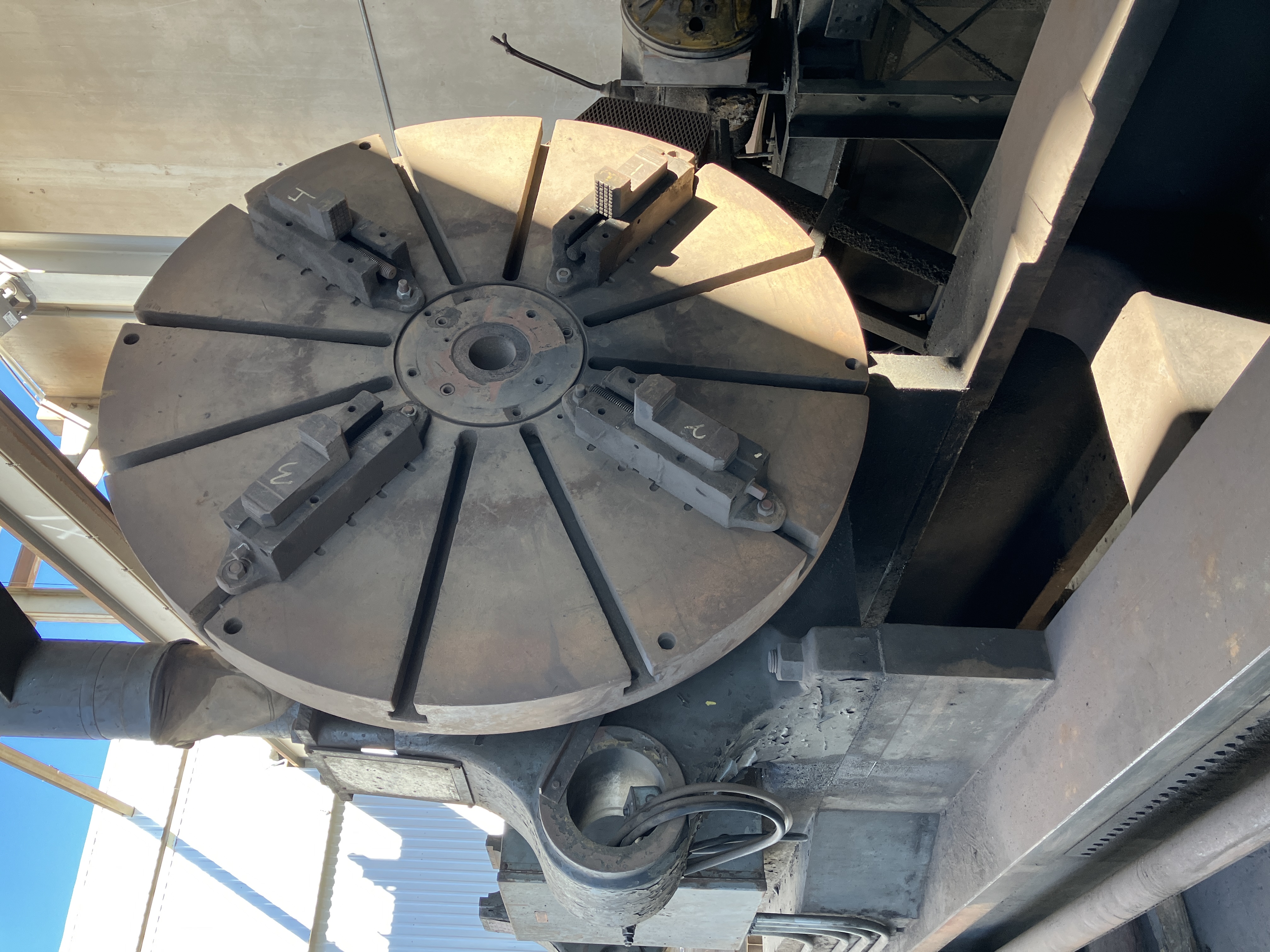 Used Niles Pond Lathe 90" Swing x 16' 6" C-C #4226