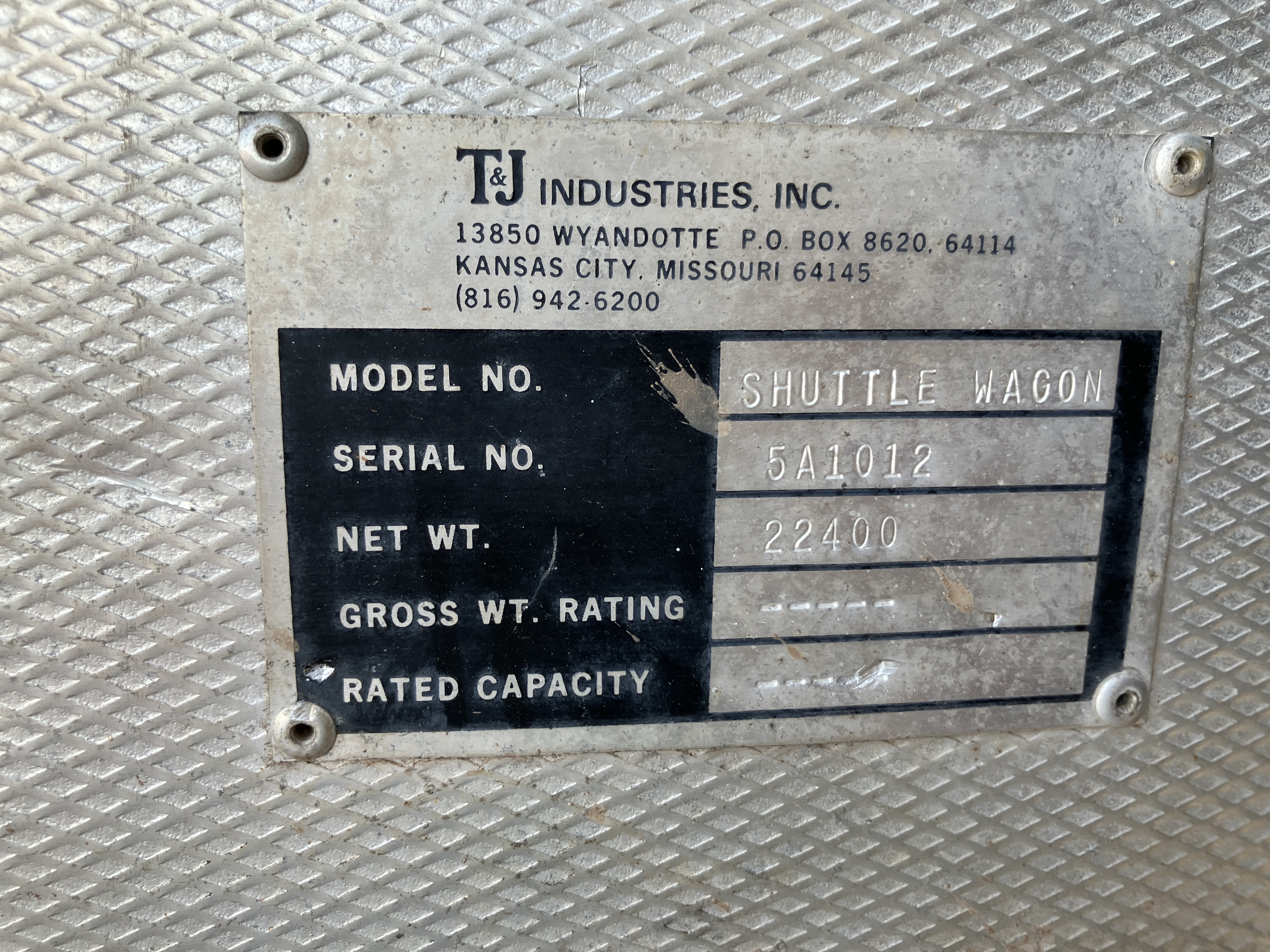 Used Cline Shuttle Wagon Rail Car Mover; 1,300 Ton Capacity; 3208 Cat, #2900