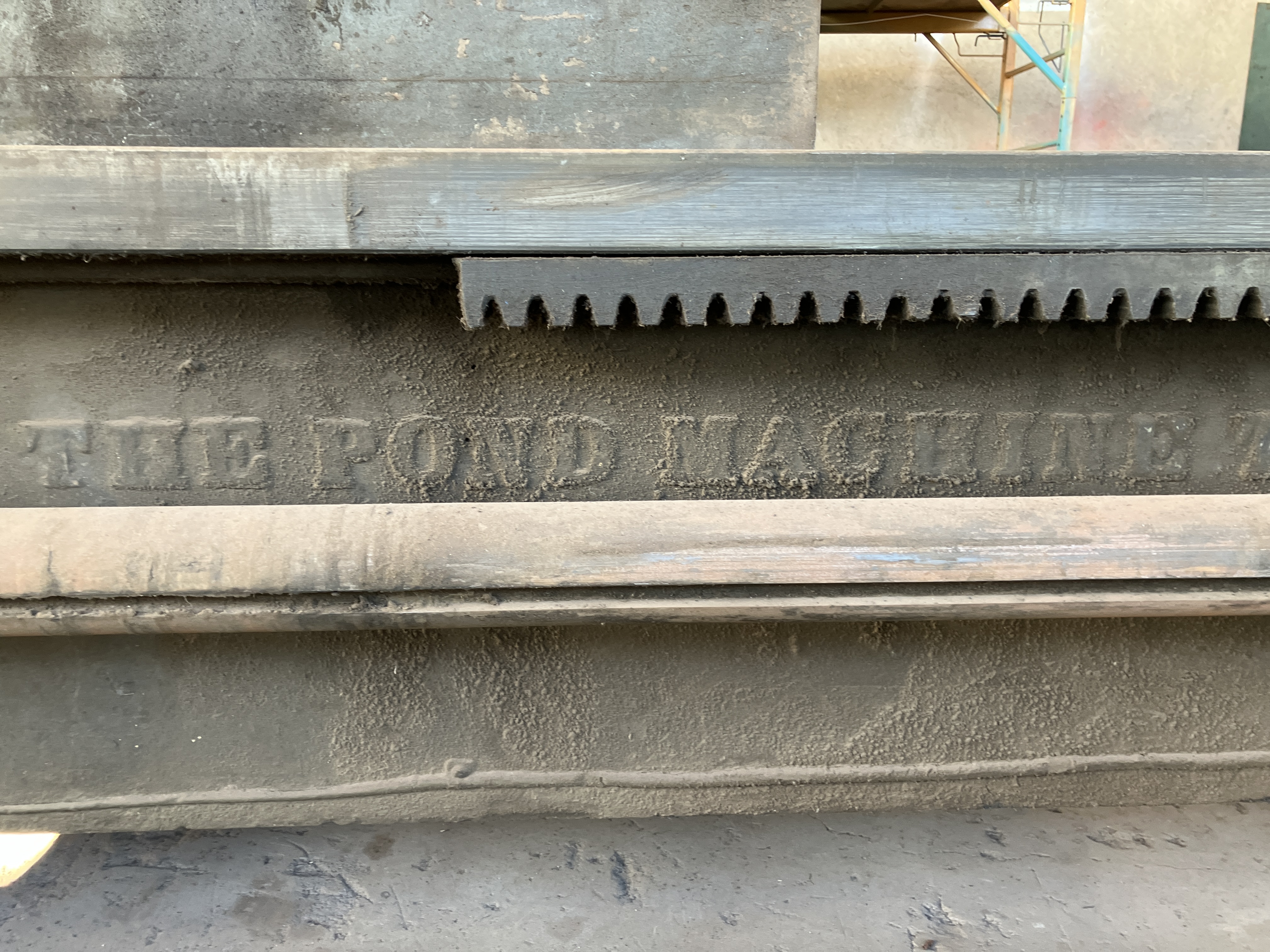 Used Niles Pond Lathe 90" Swing x 16' 6" C-C #4226