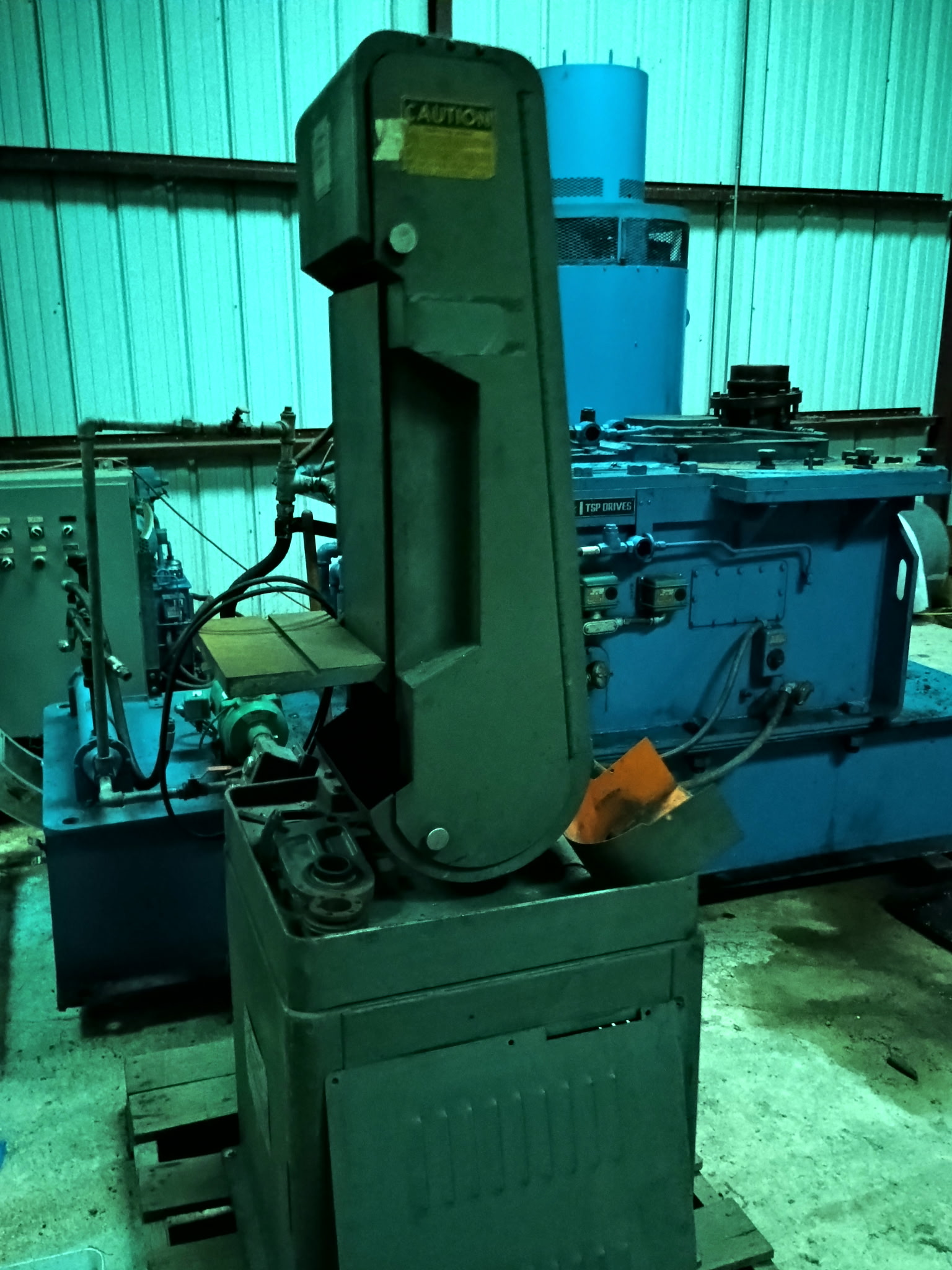 Used Hammond Model 1000-D-8 Abrasive Belt Grinder; S/N 1716