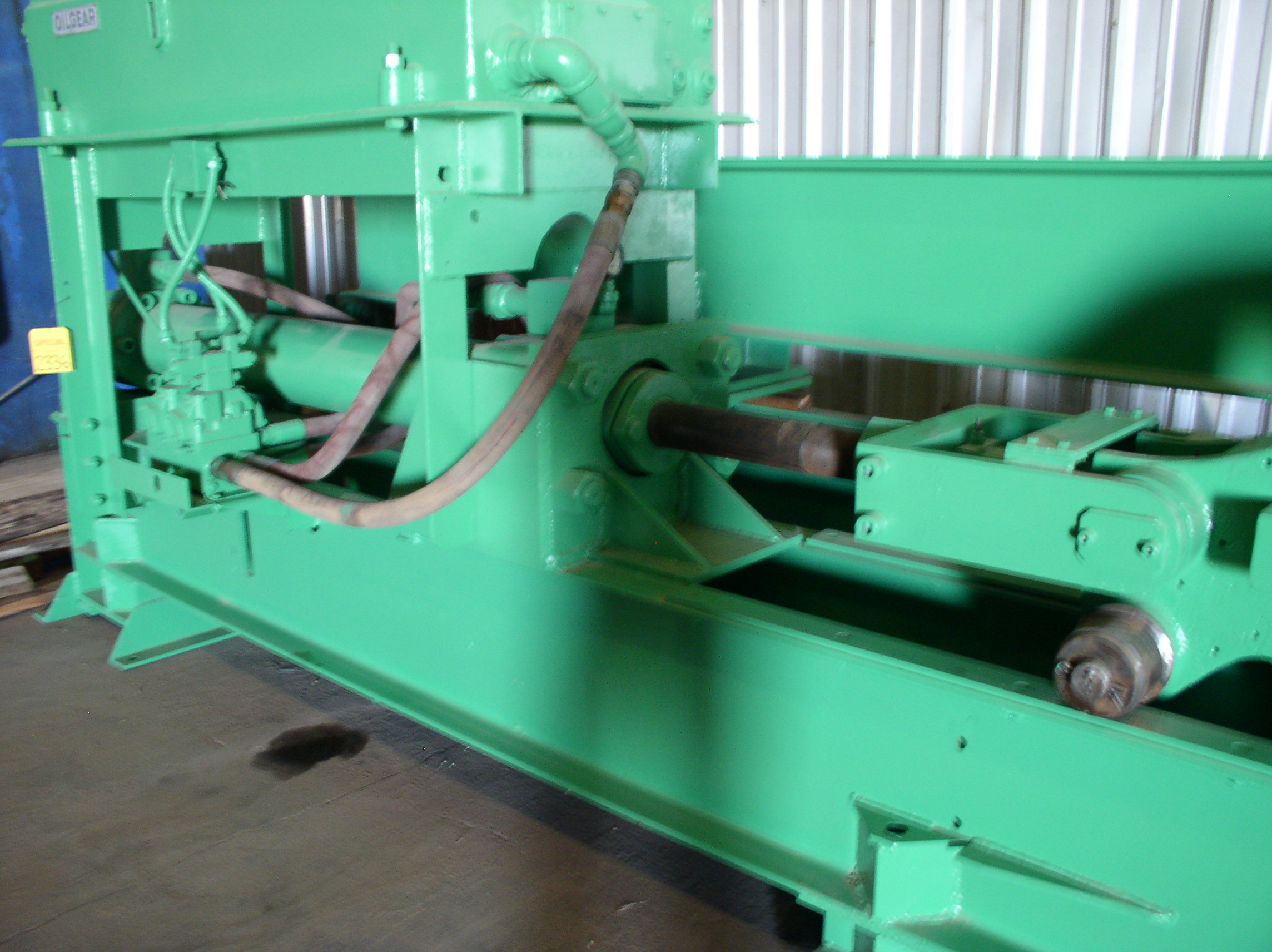 Used 40 Ton Wean-United Extrusion Stretcher; 60" stroke; 58' of track