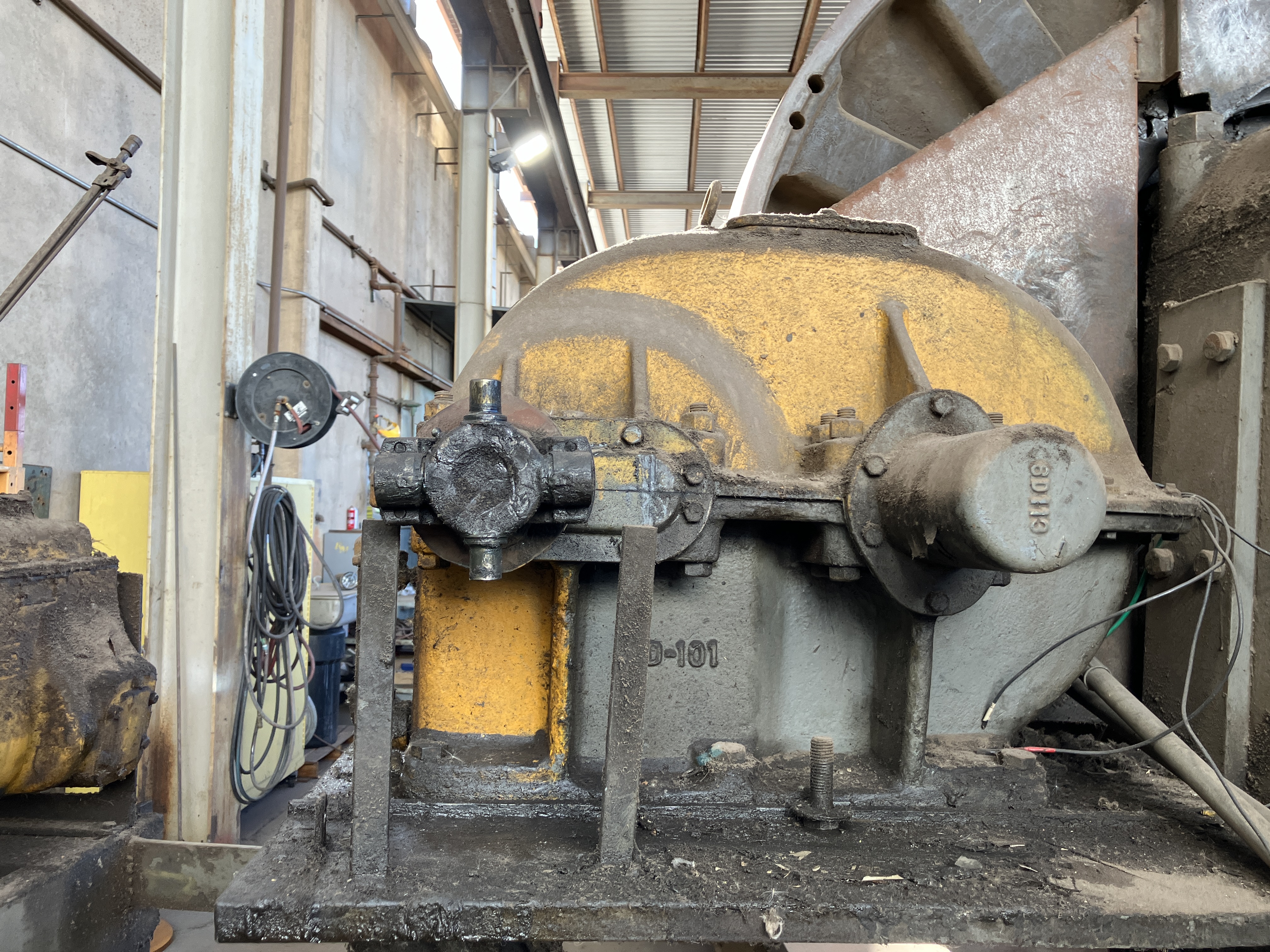 Used Niles Pond Lathe 90" Swing x 16' 6" C-C #4226