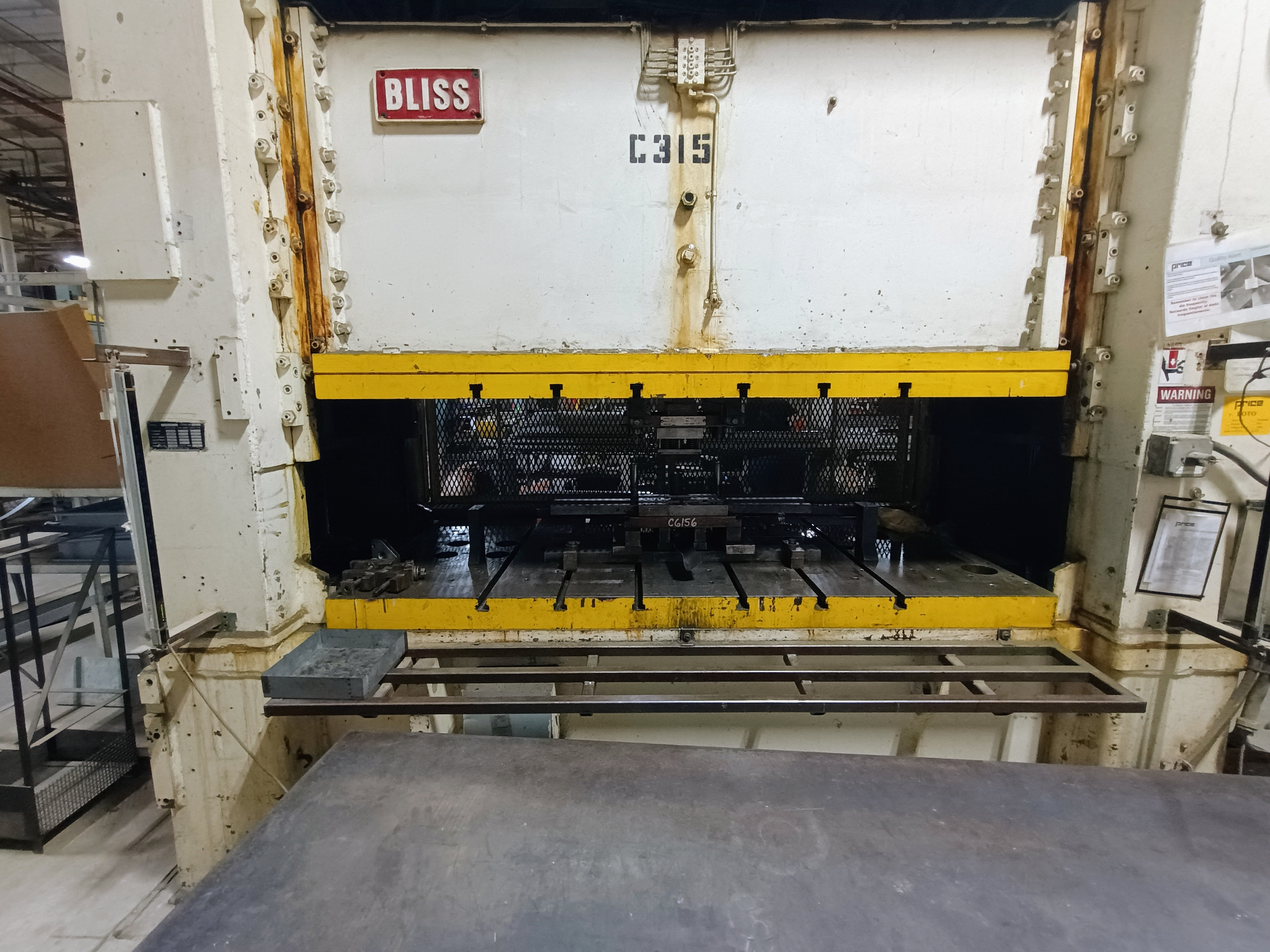 Used 175 ton Bliss Straight Side Press, SE2-175-84-36, Bed 84"x40" #4283