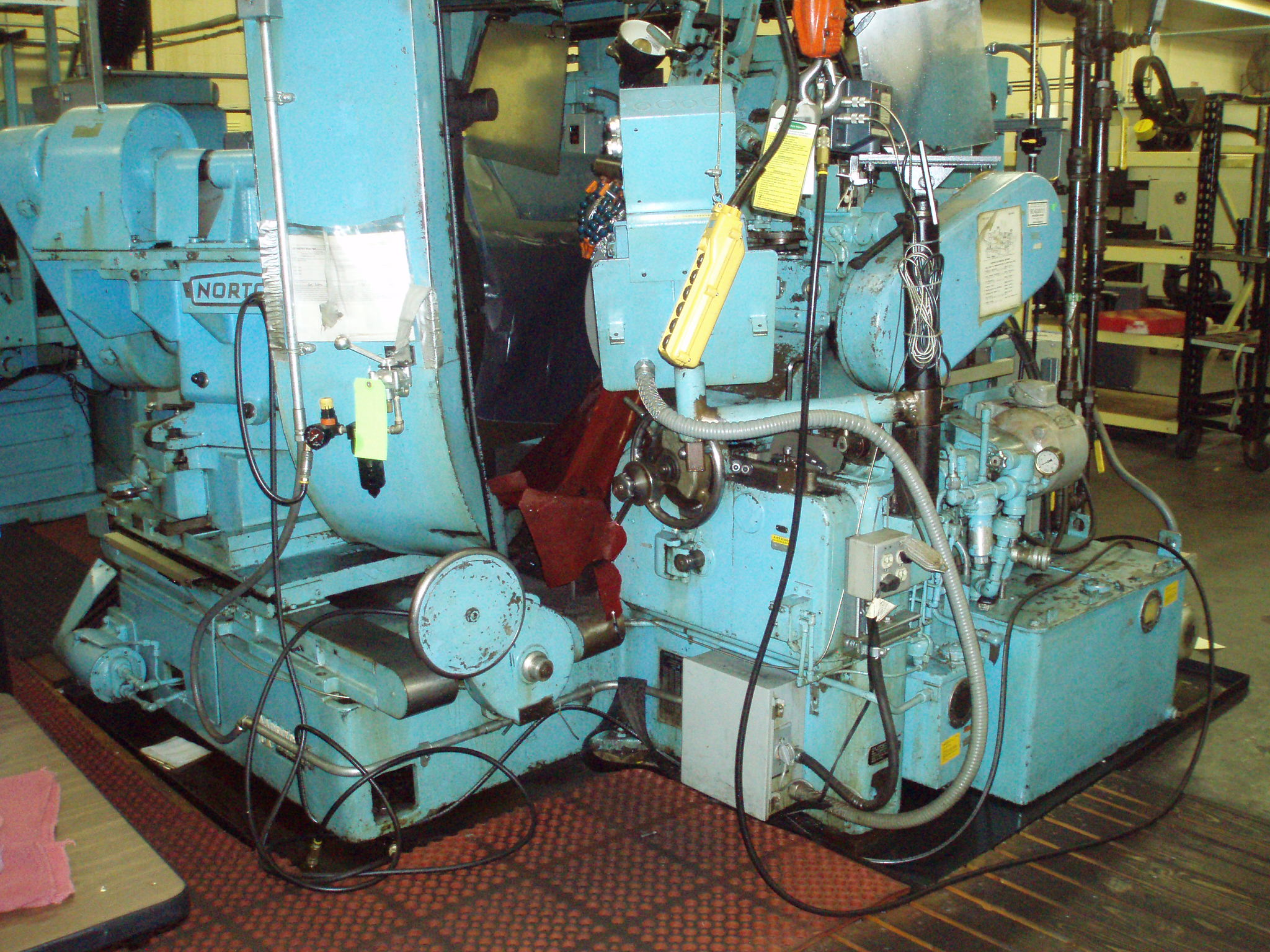 Used 48" NORTON “High Swing” Universal Cylindrical Grinder; Chucking Type #2746