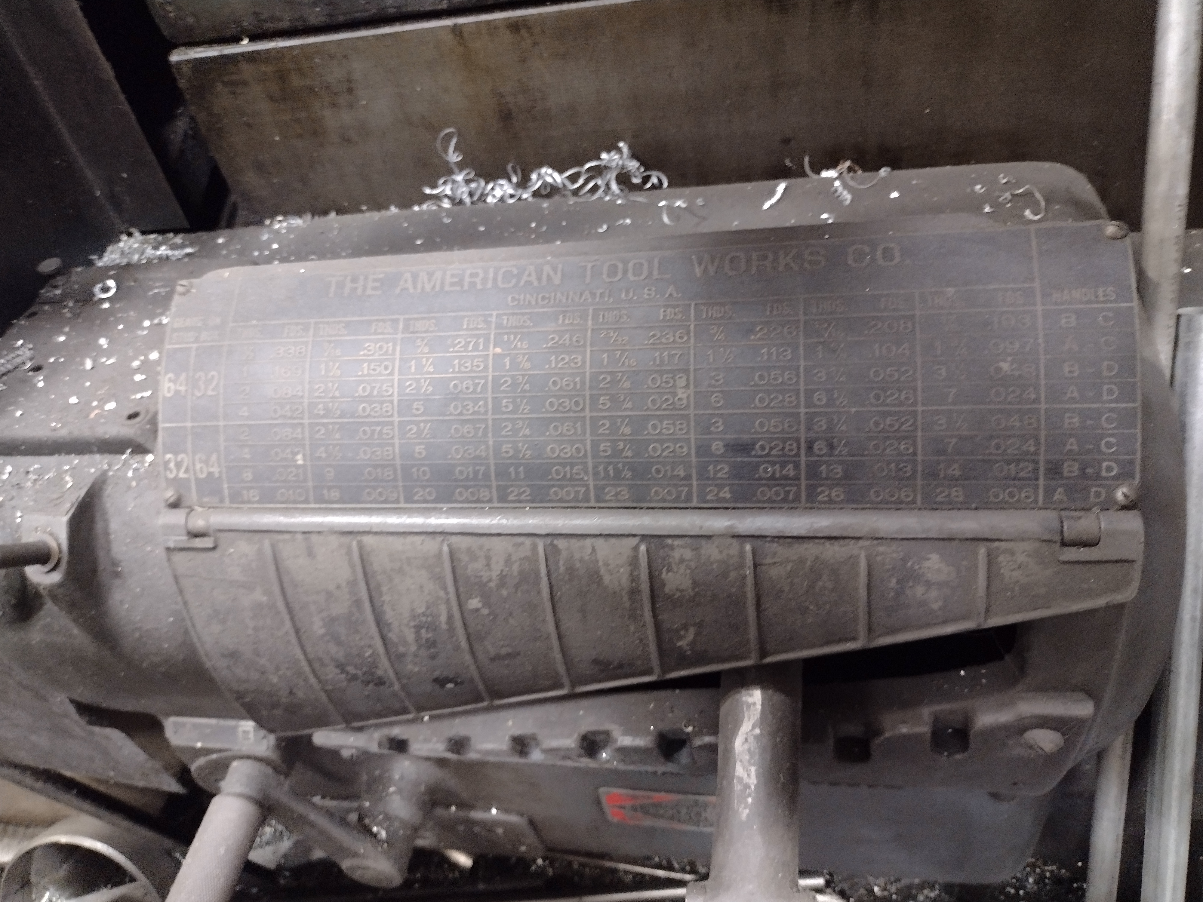 Used 65" x 190" American Lathe, In operation