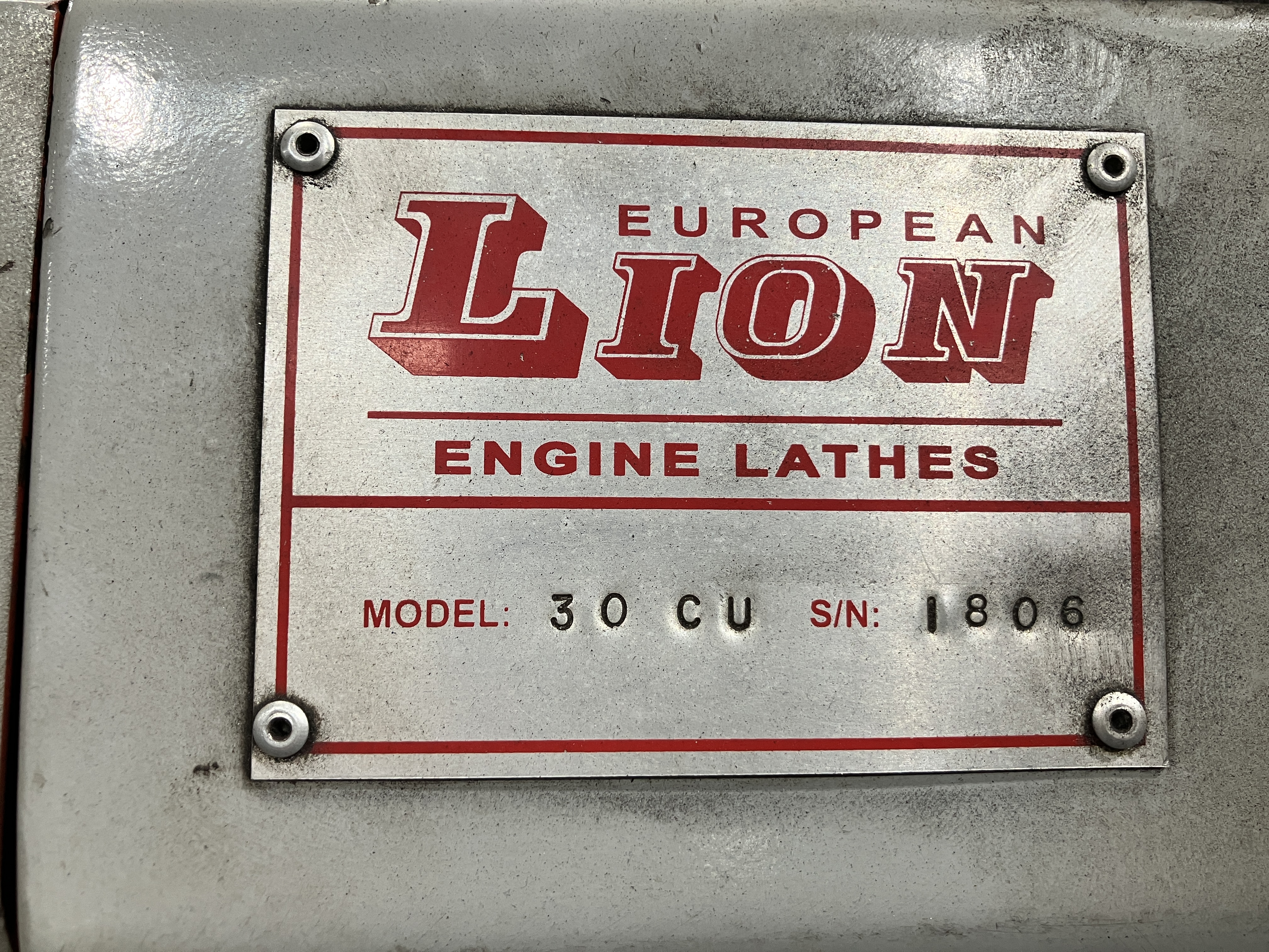 Used Lion 30 CU 30" x 160" Engine Lathe #4227
