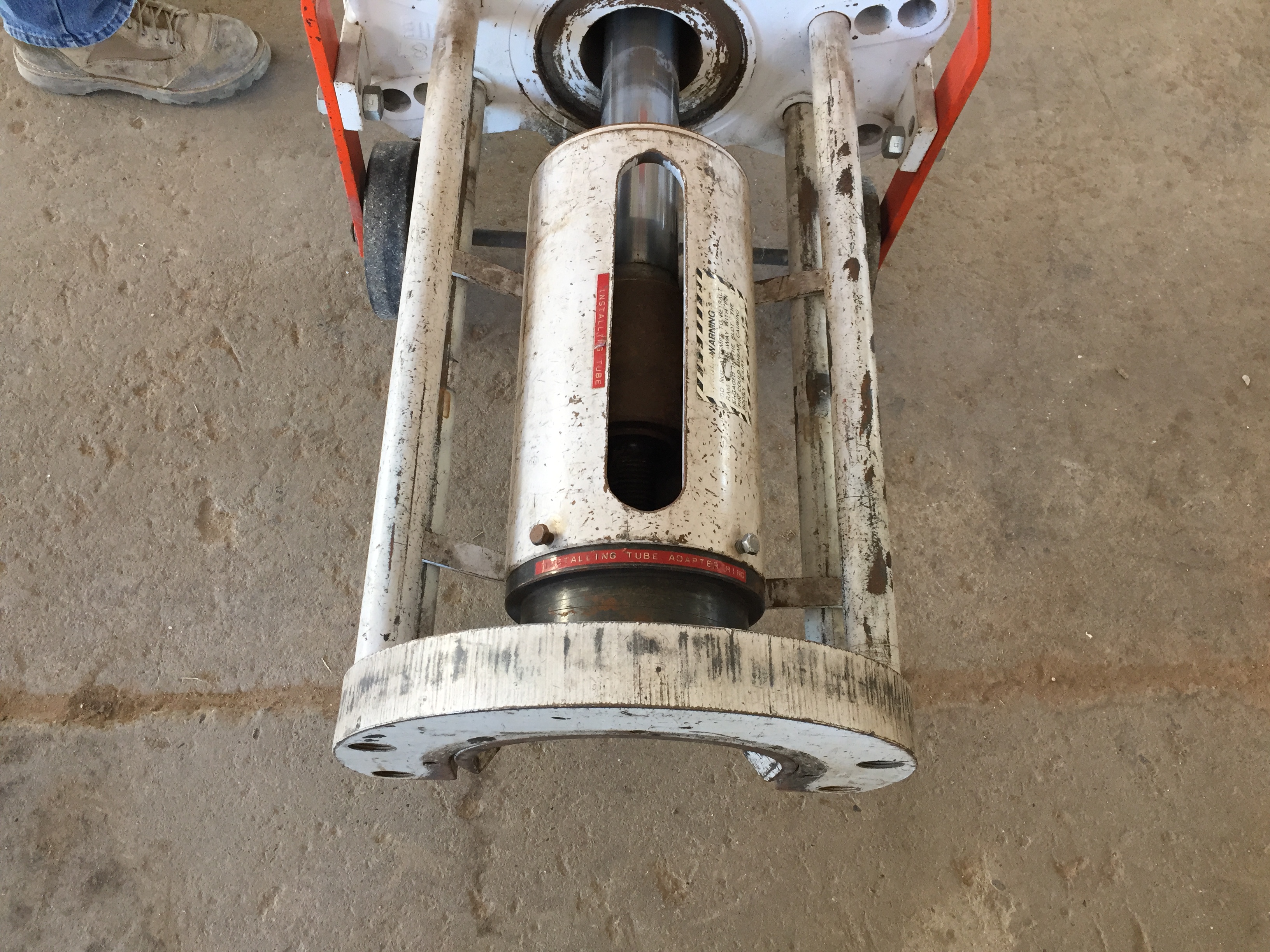 Used 100 Ton OTC/ Power Team/ SPX Bearing Press/ Puller