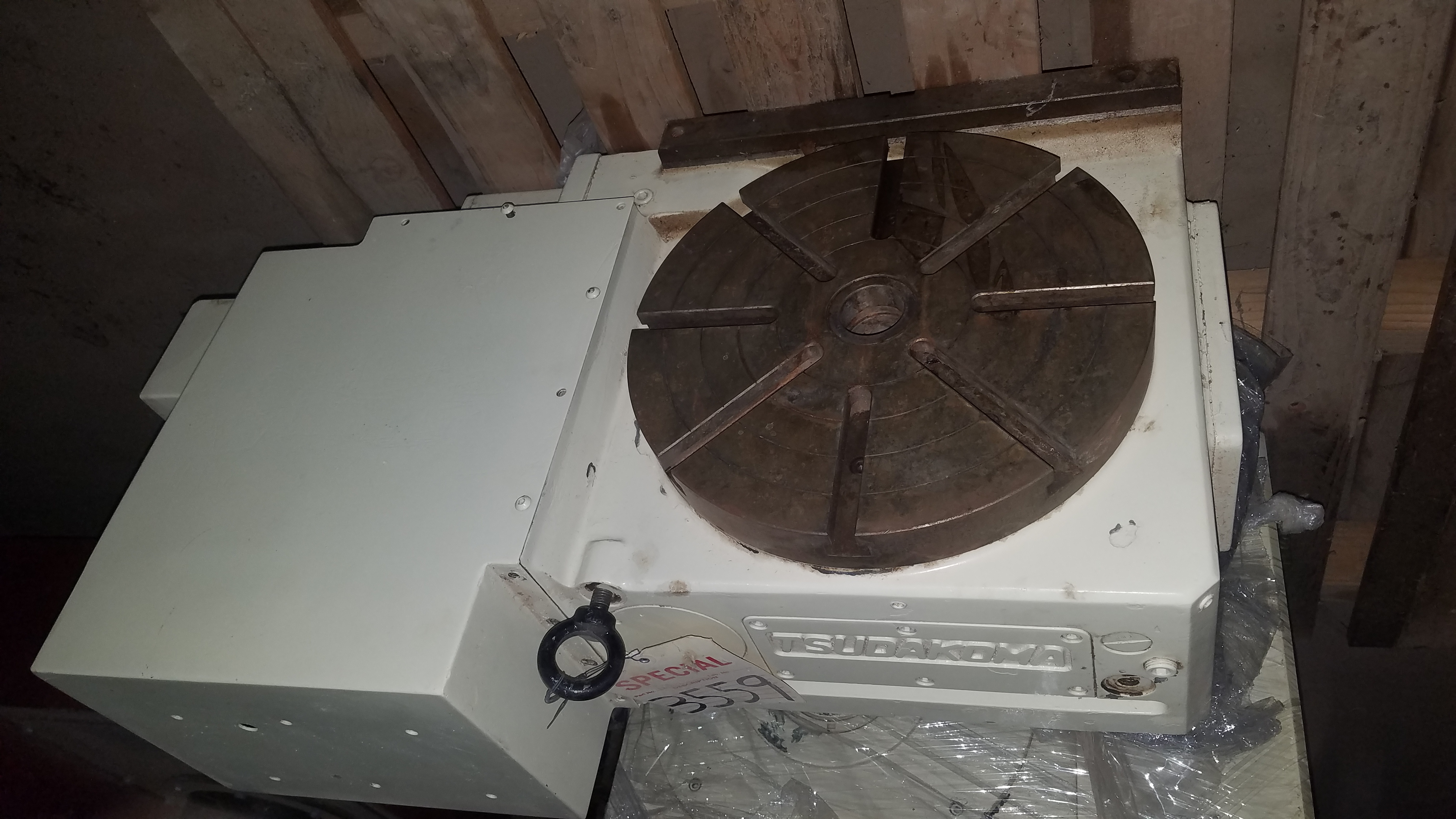 Used 12" Tsudakoma Model RNCM-301R CNC Rotary Table; Mfg. 2001
