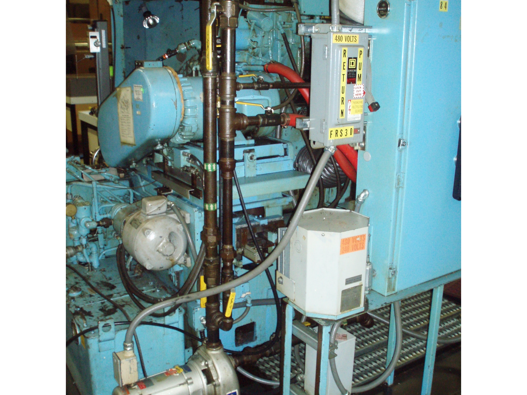 Used 48" NORTON “High Swing” Universal Cylindrical Grinder; Chucking Type #2746