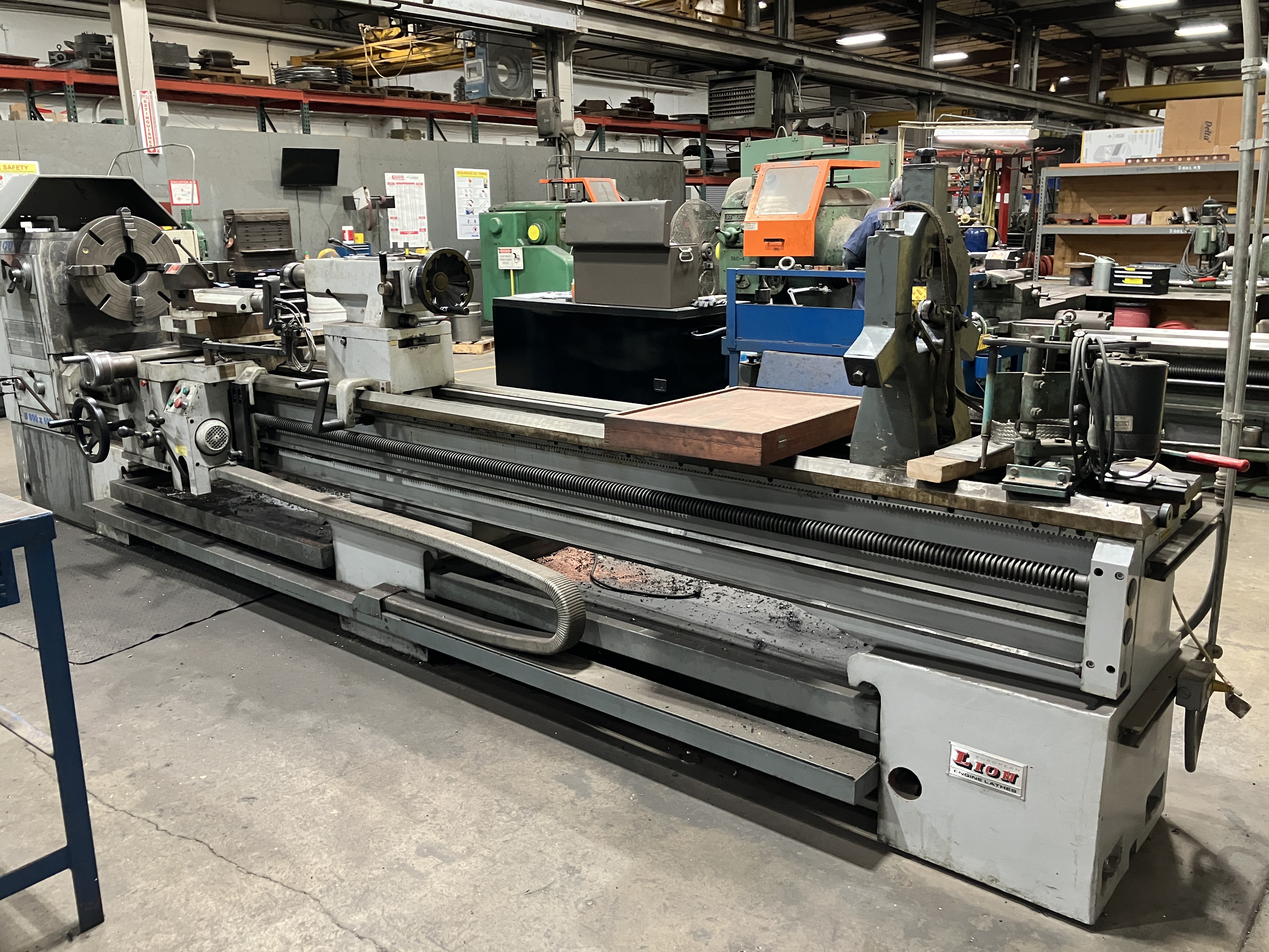 Used Lion 30 CU 30" x 160" Engine Lathe #4227