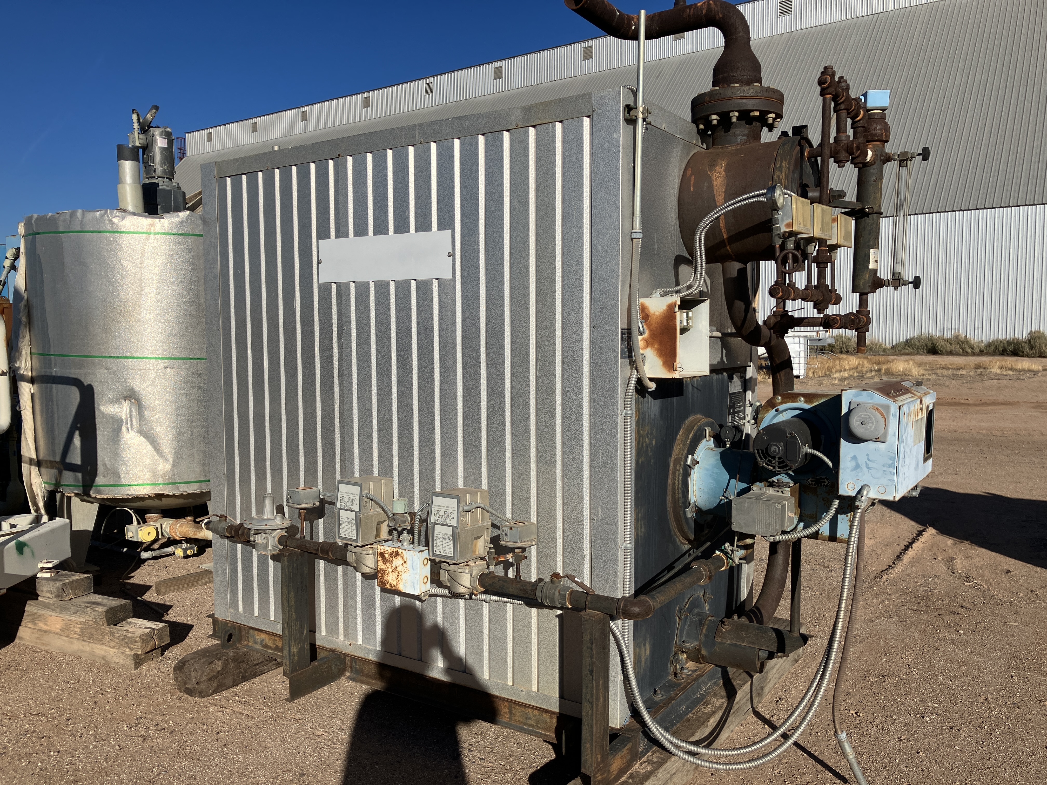 Used 1997 IBW/Volcano Mdl. TF-100C-GP Boiler Max A.W.P 200 PSI