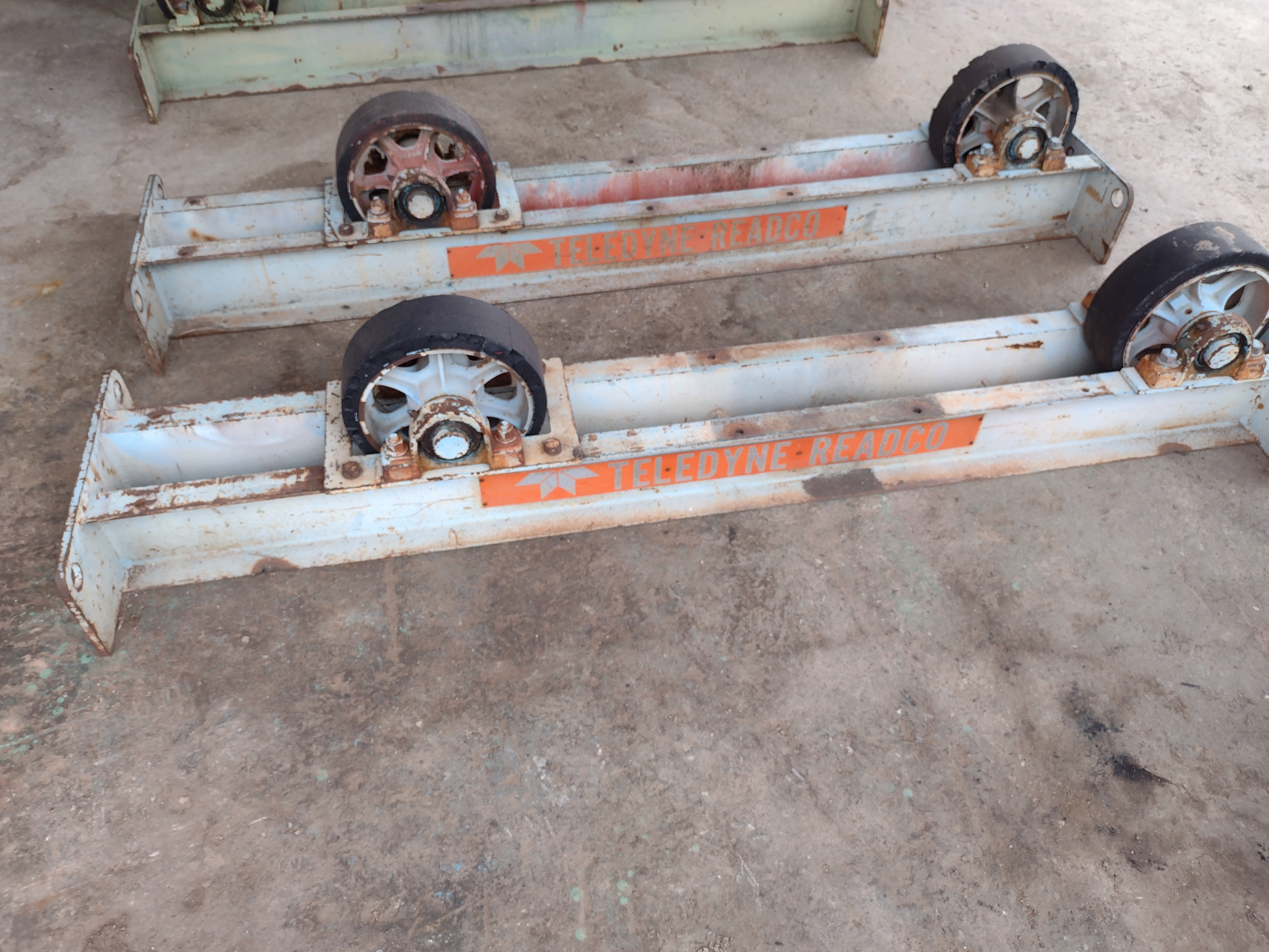 Used Teledyne Readco 10 ton Tank turning rolls (Idler) #4153