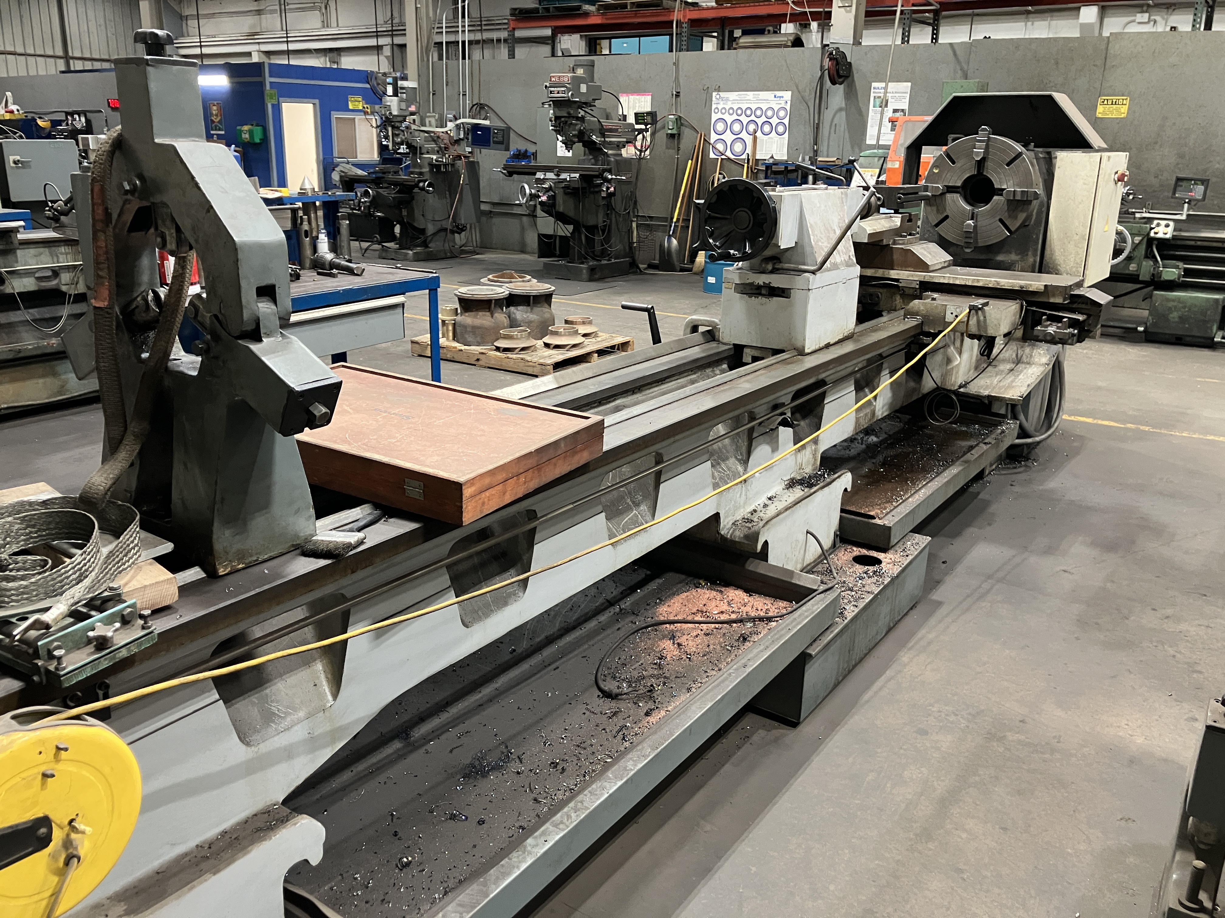 Used Lion 30 CU 30" x 160" Engine Lathe #4227