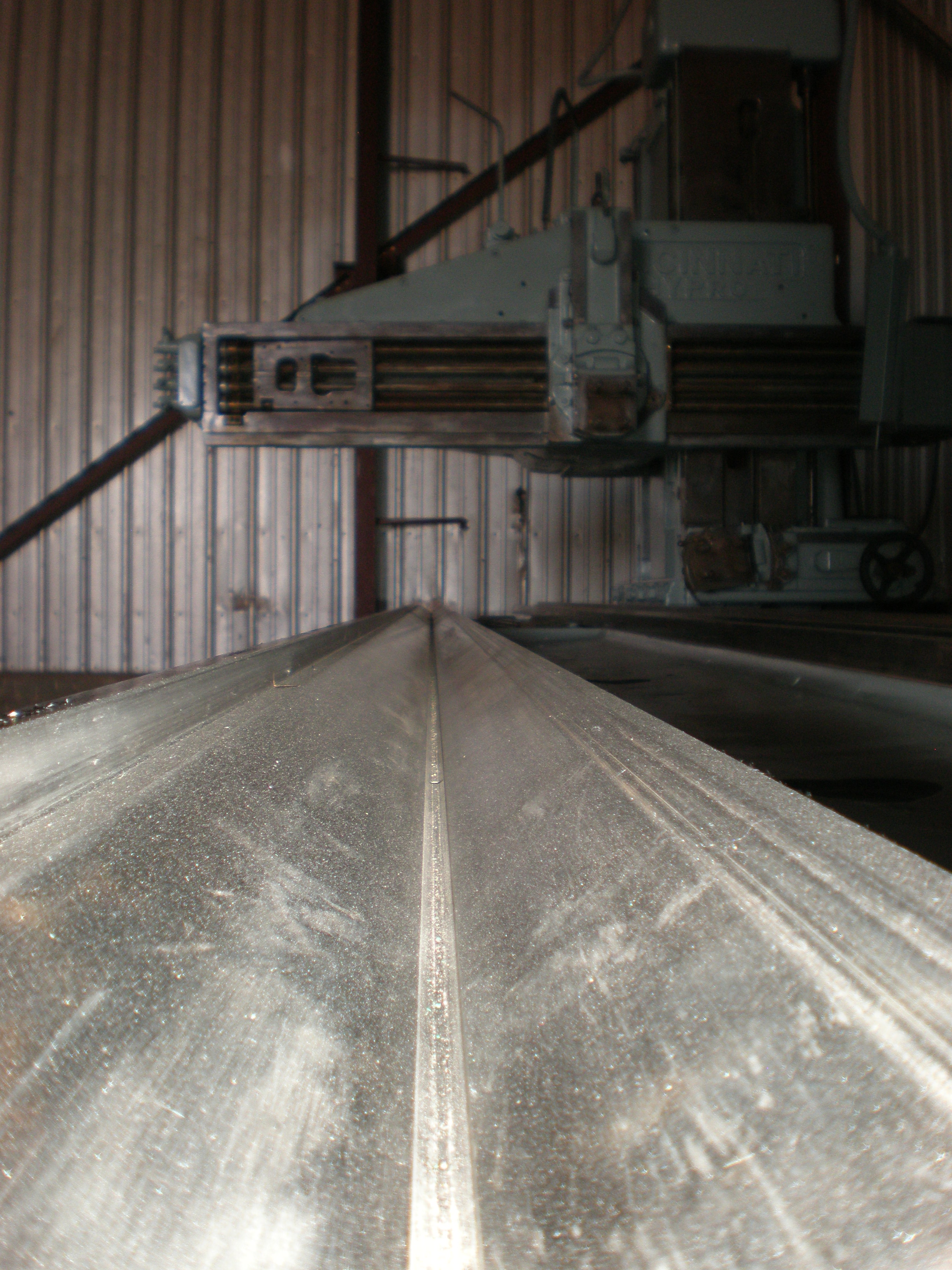 Used 38" x 36" x 28' Cincinnati "Hypro" Planer;  #2329