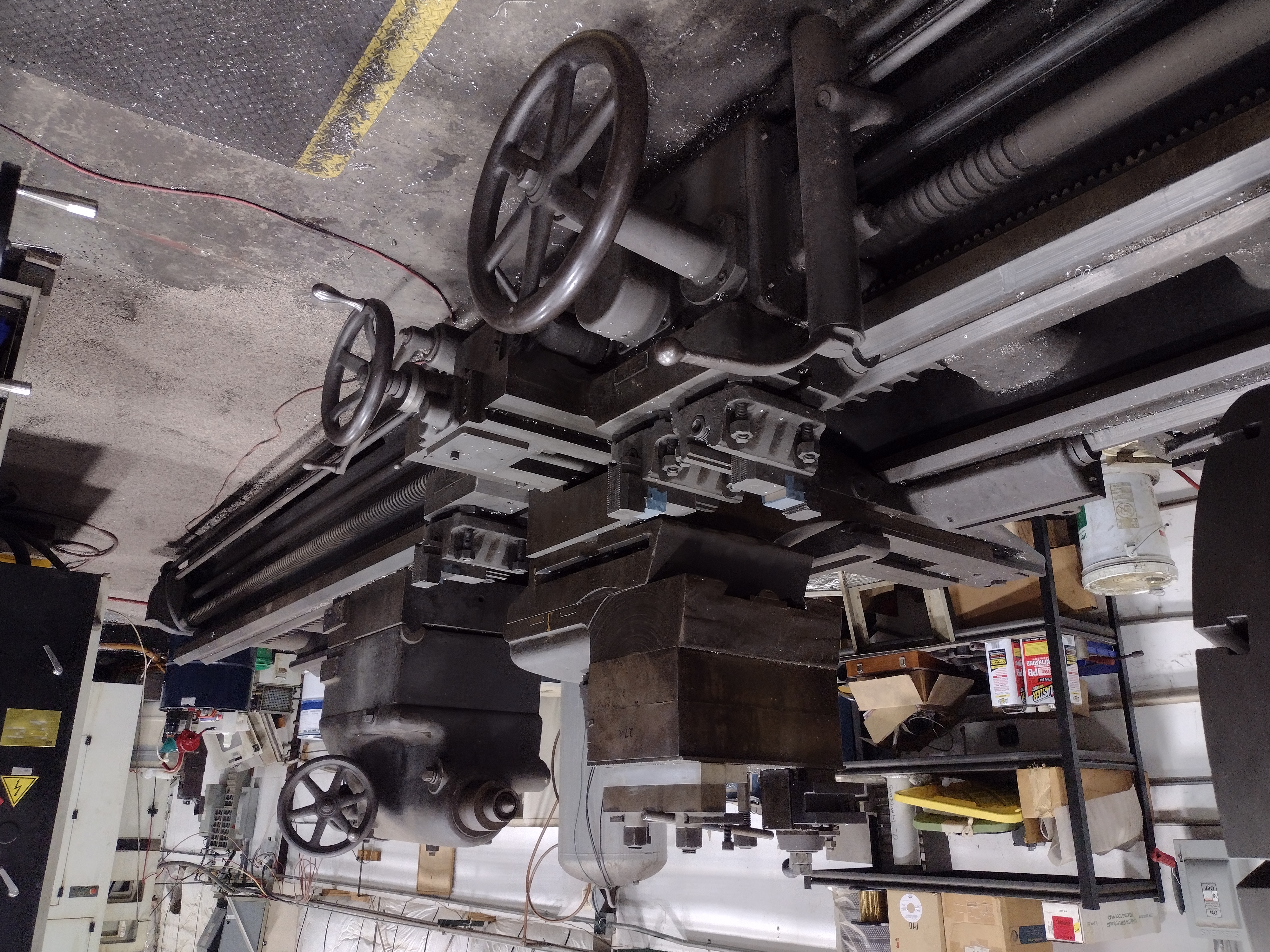 Used 65" x 190" American Lathe, In operation