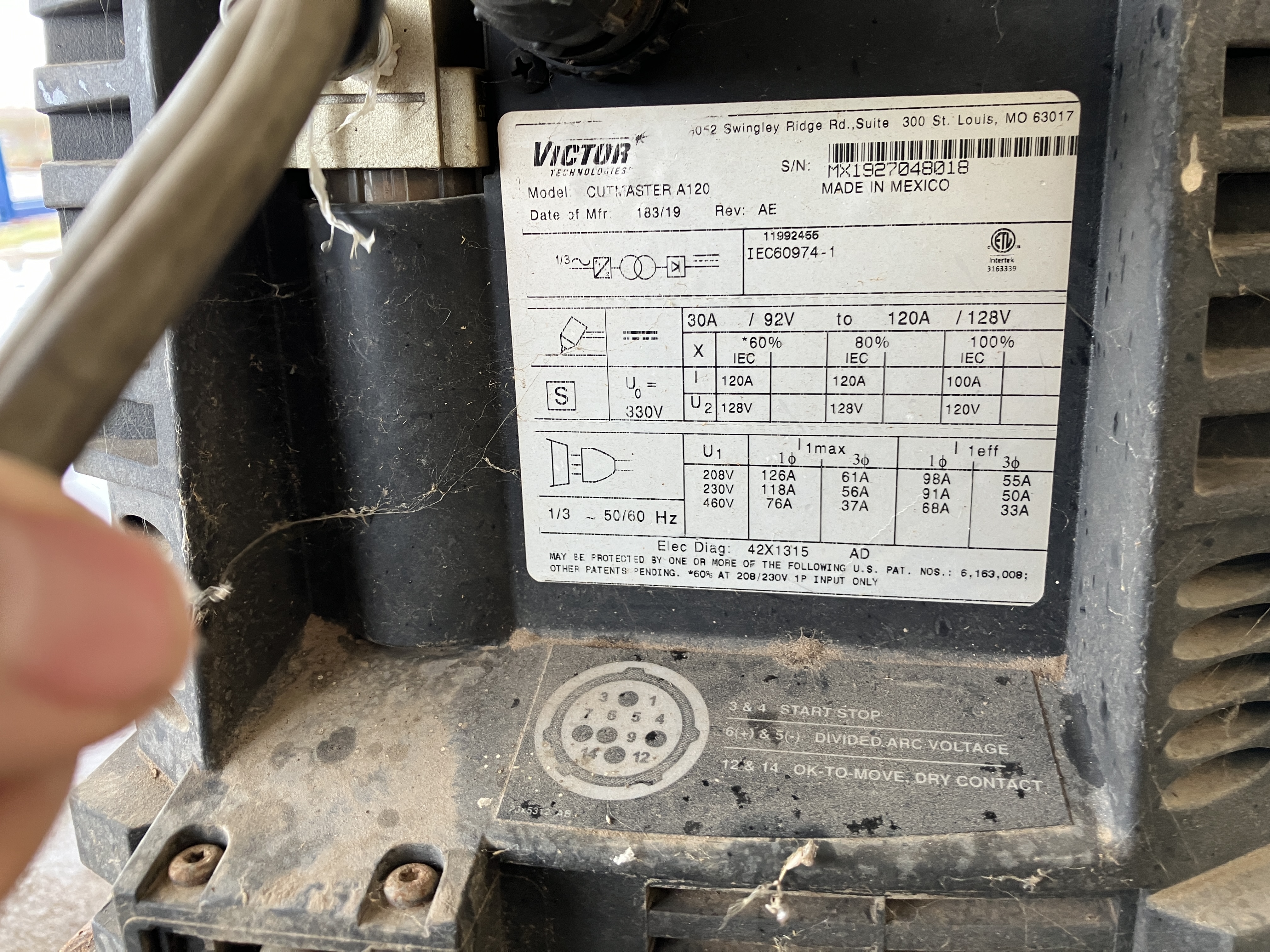 Used Baileigh CNC Plasma Cutter #4216