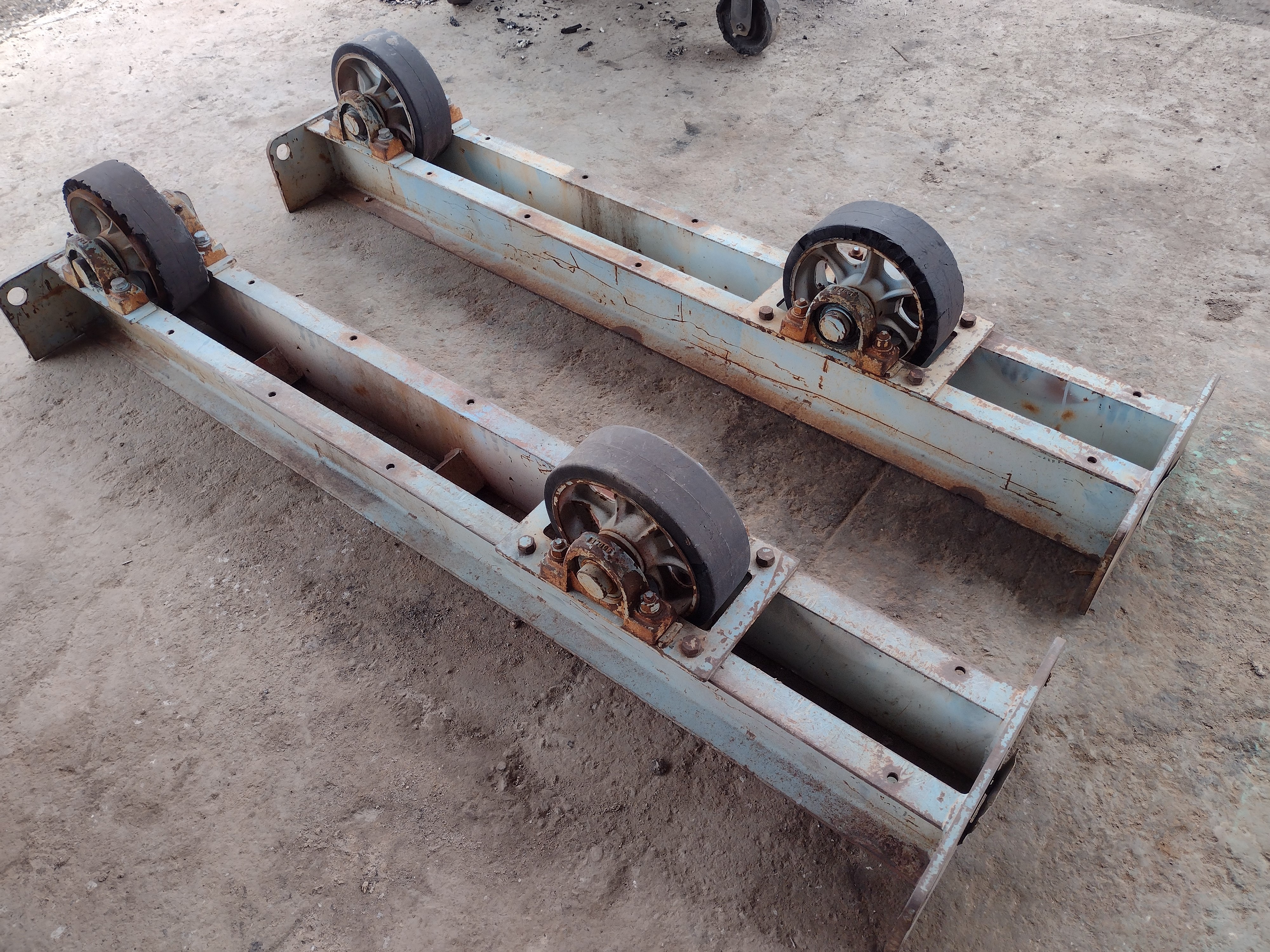 Used Teledyne Readco 10 ton Tank turning rolls (Idler) #4153