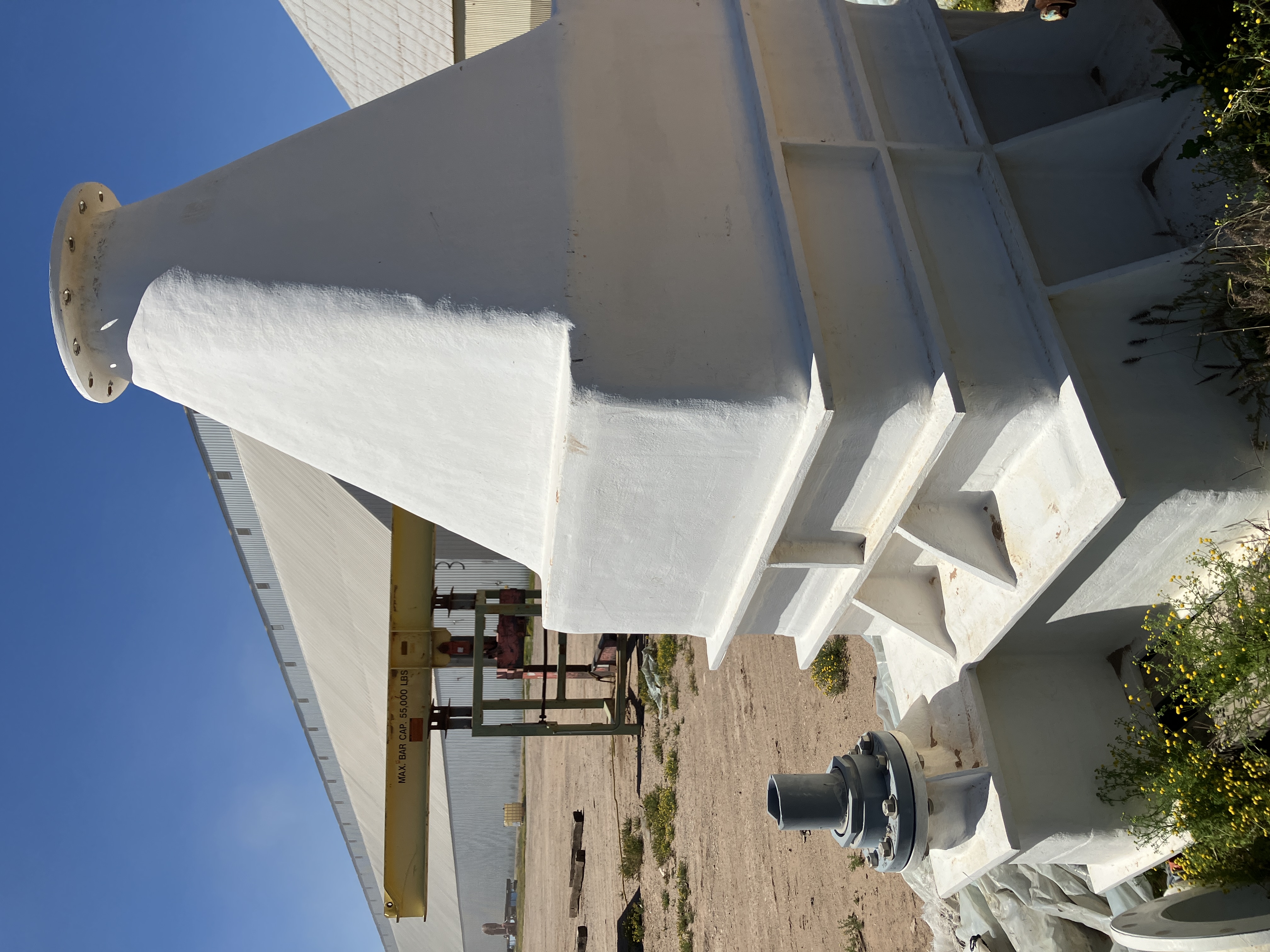 Used Fiber Glass Hopper #4253