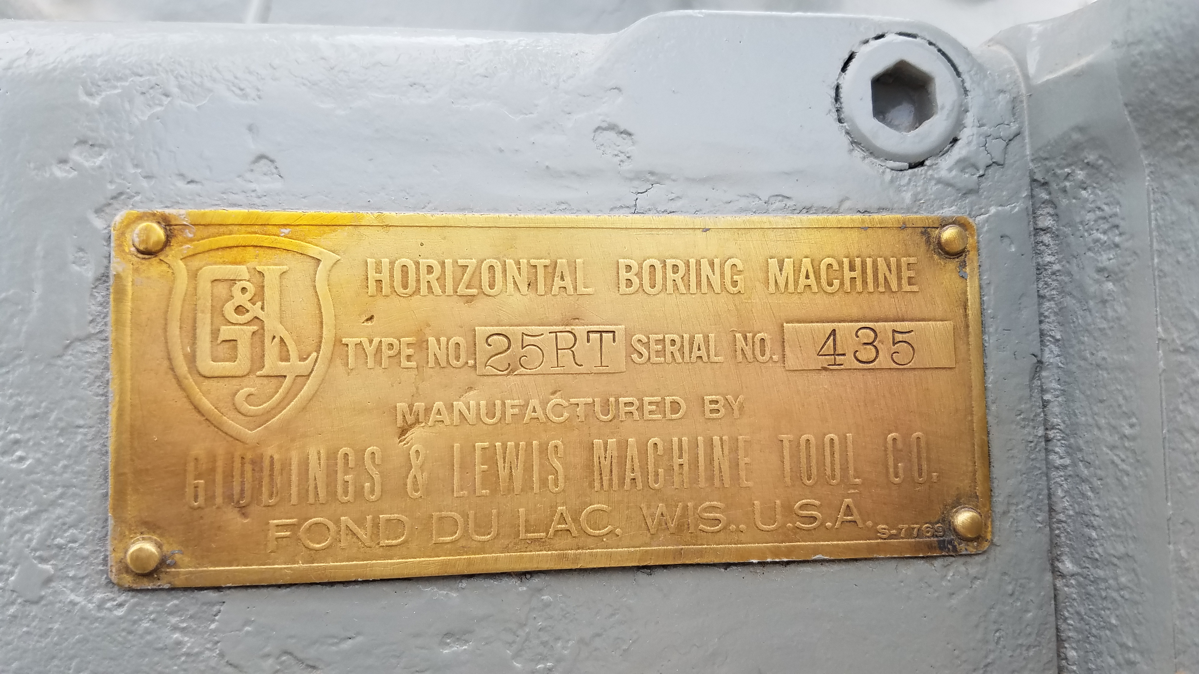 Used Giddings & Lewis Horizontal Boring Mill