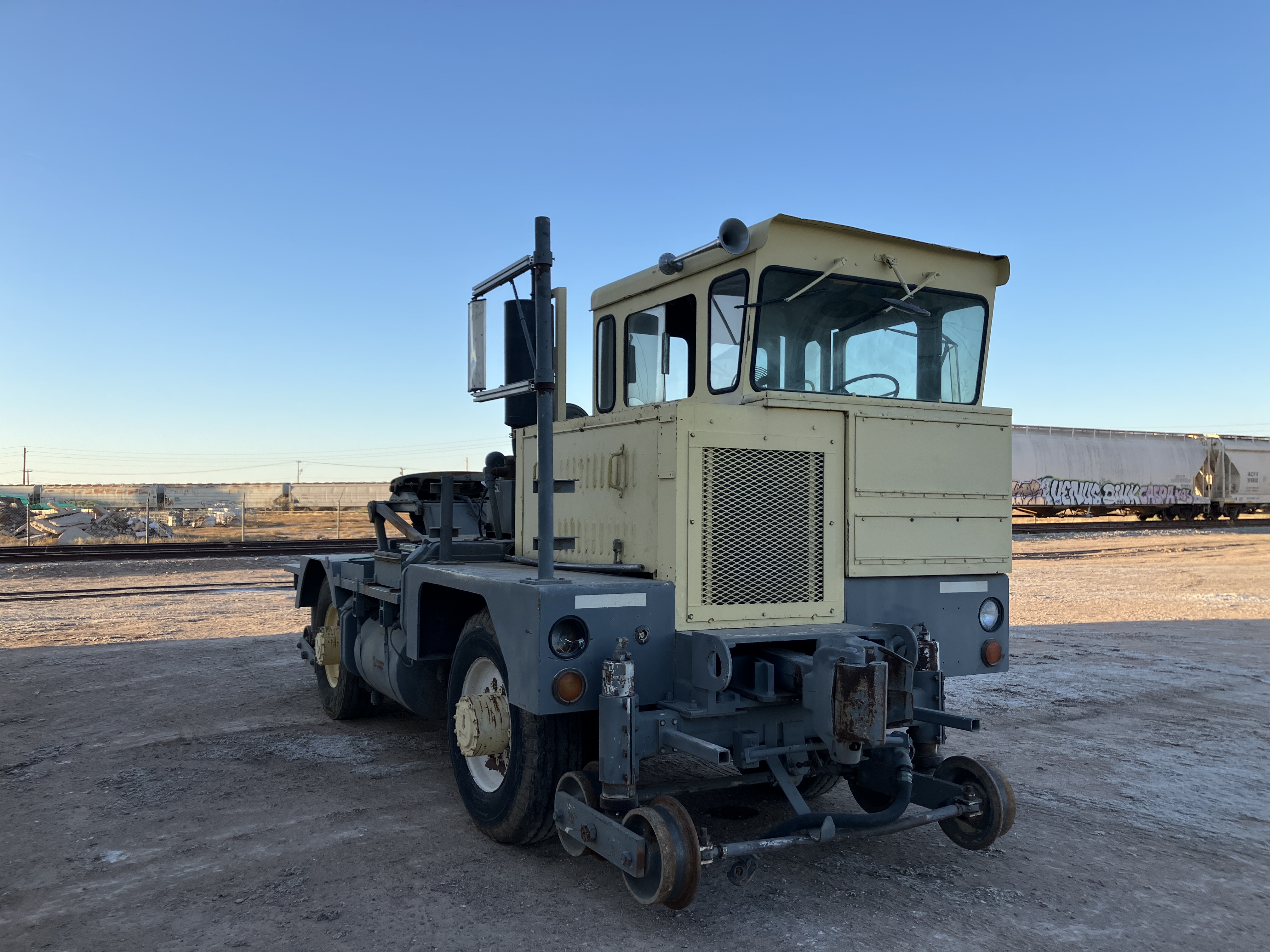 Used Cline Shuttle Wagon Rail Car Mover; 1,300 Ton Capacity; 3208 Cat, #2900