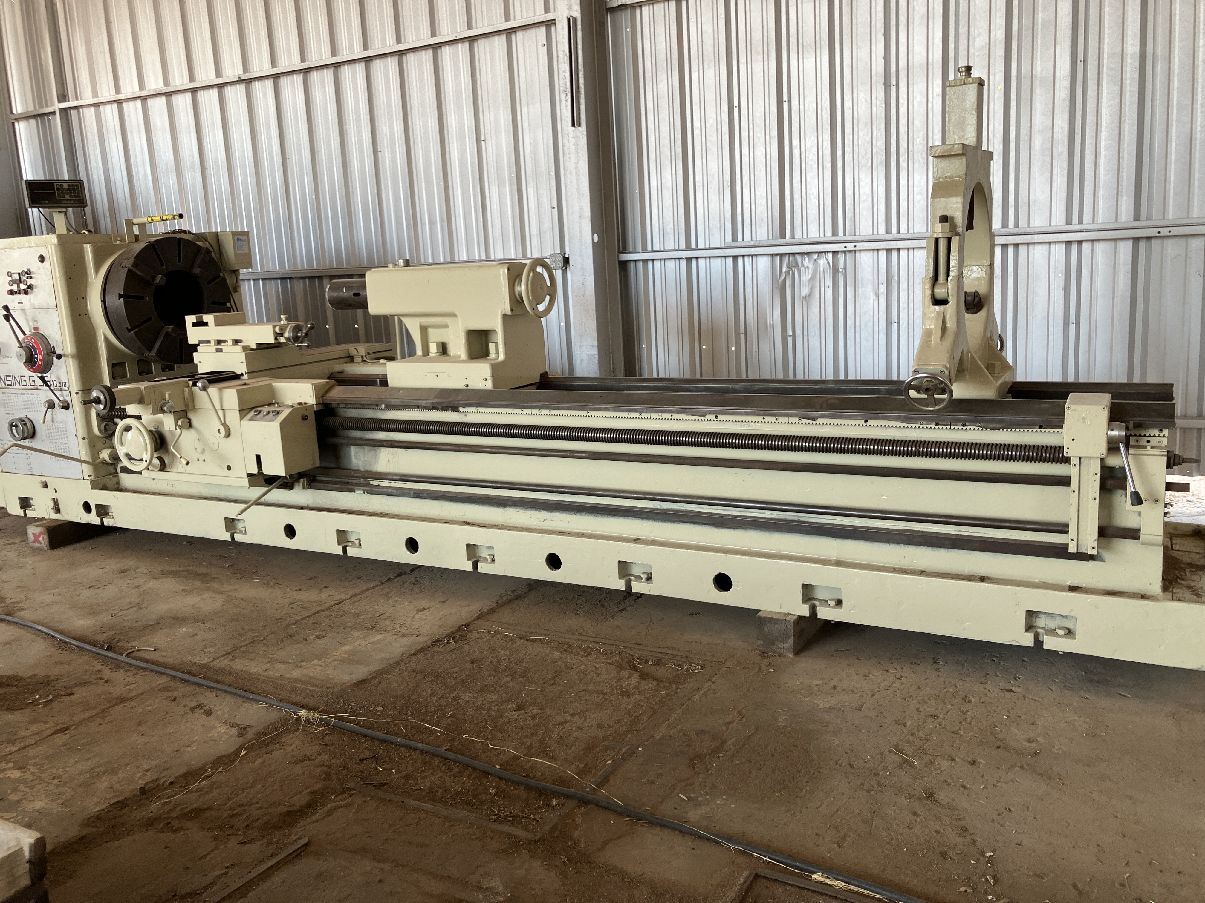 Used 36" x 160" Lansing G36 13-1/2" Hollow Spindle Lathe #4220