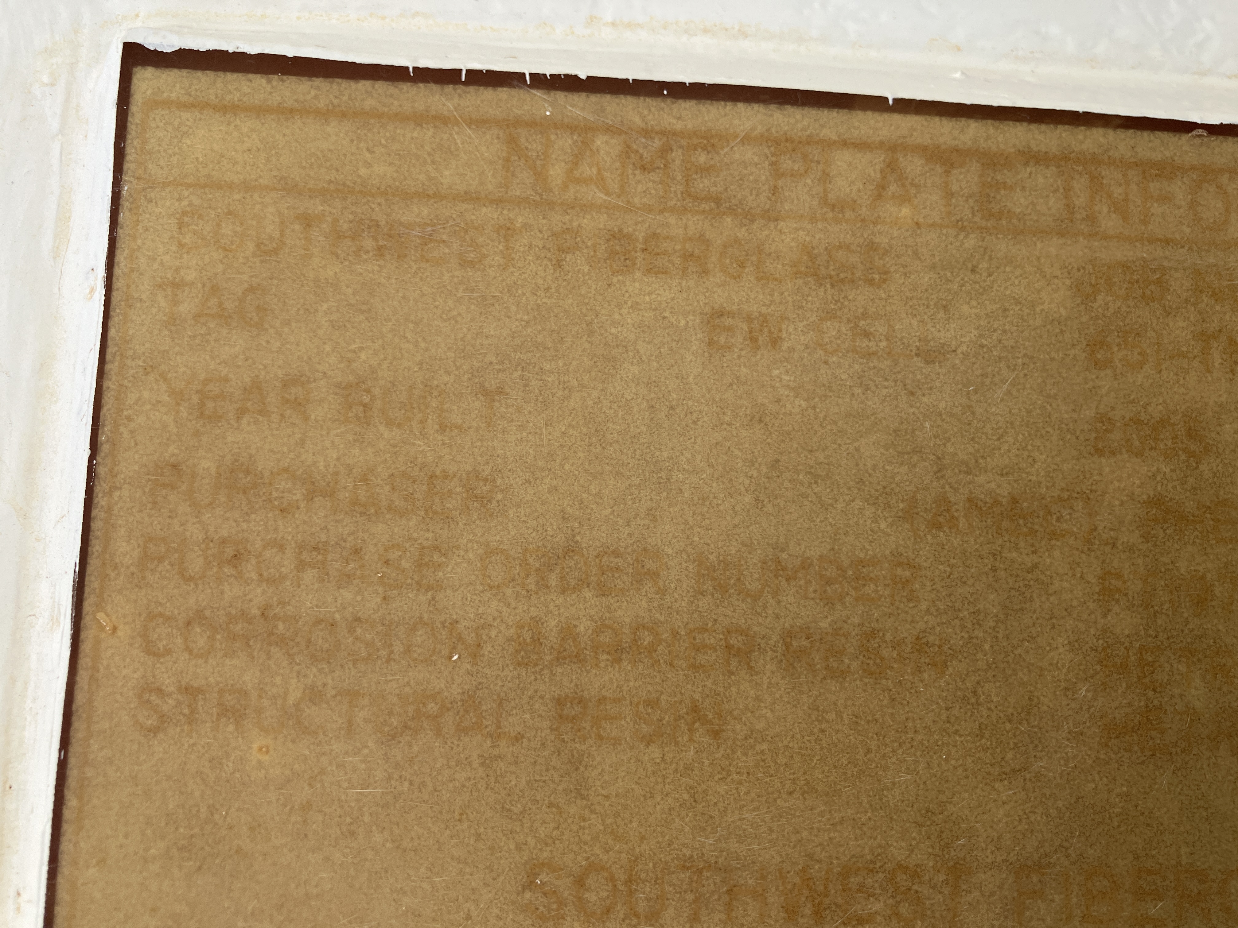 Used Fiber Glass Hopper #4253