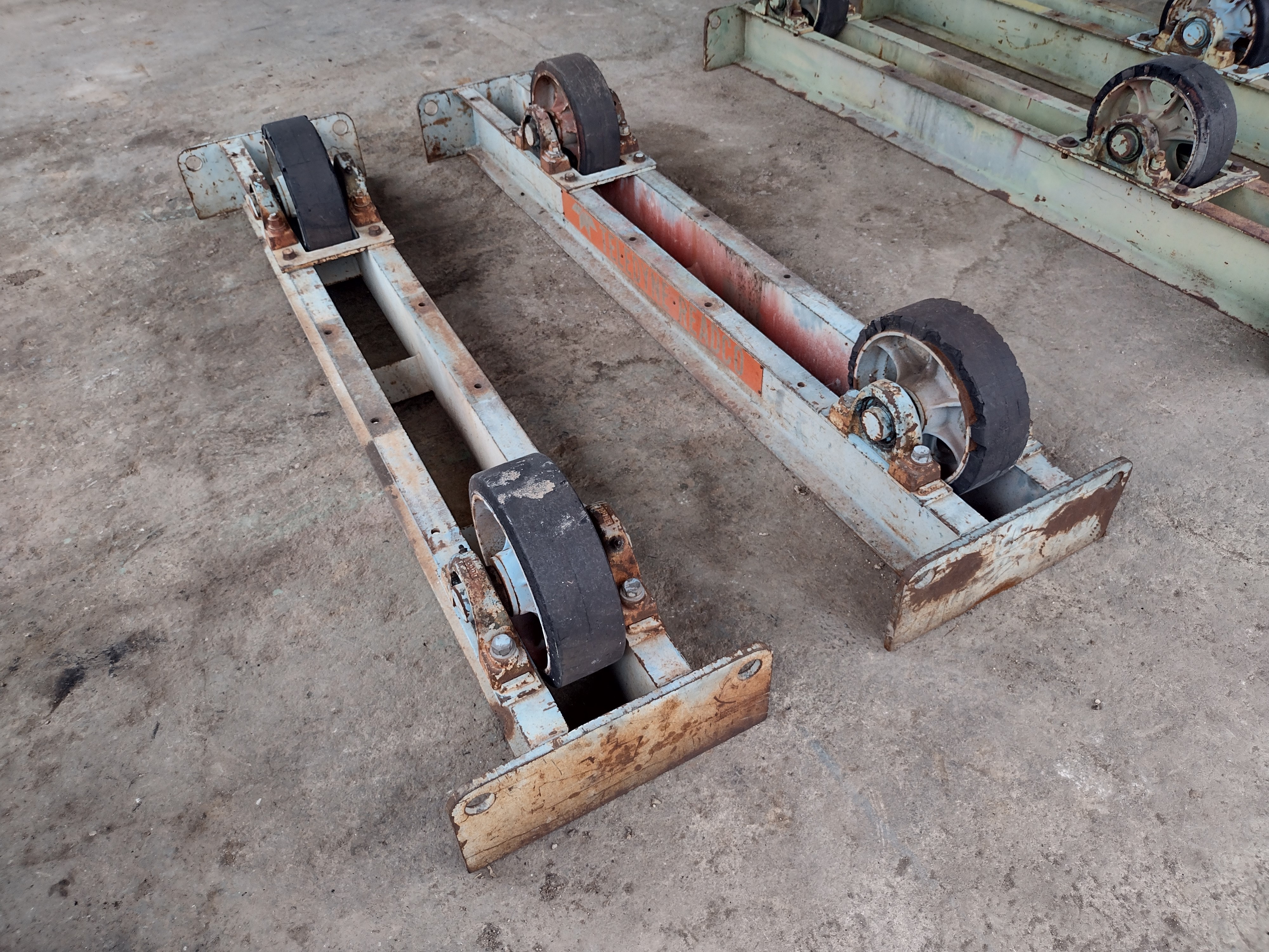 Used Teledyne Readco 10 ton Tank turning rolls (Idler) #4153