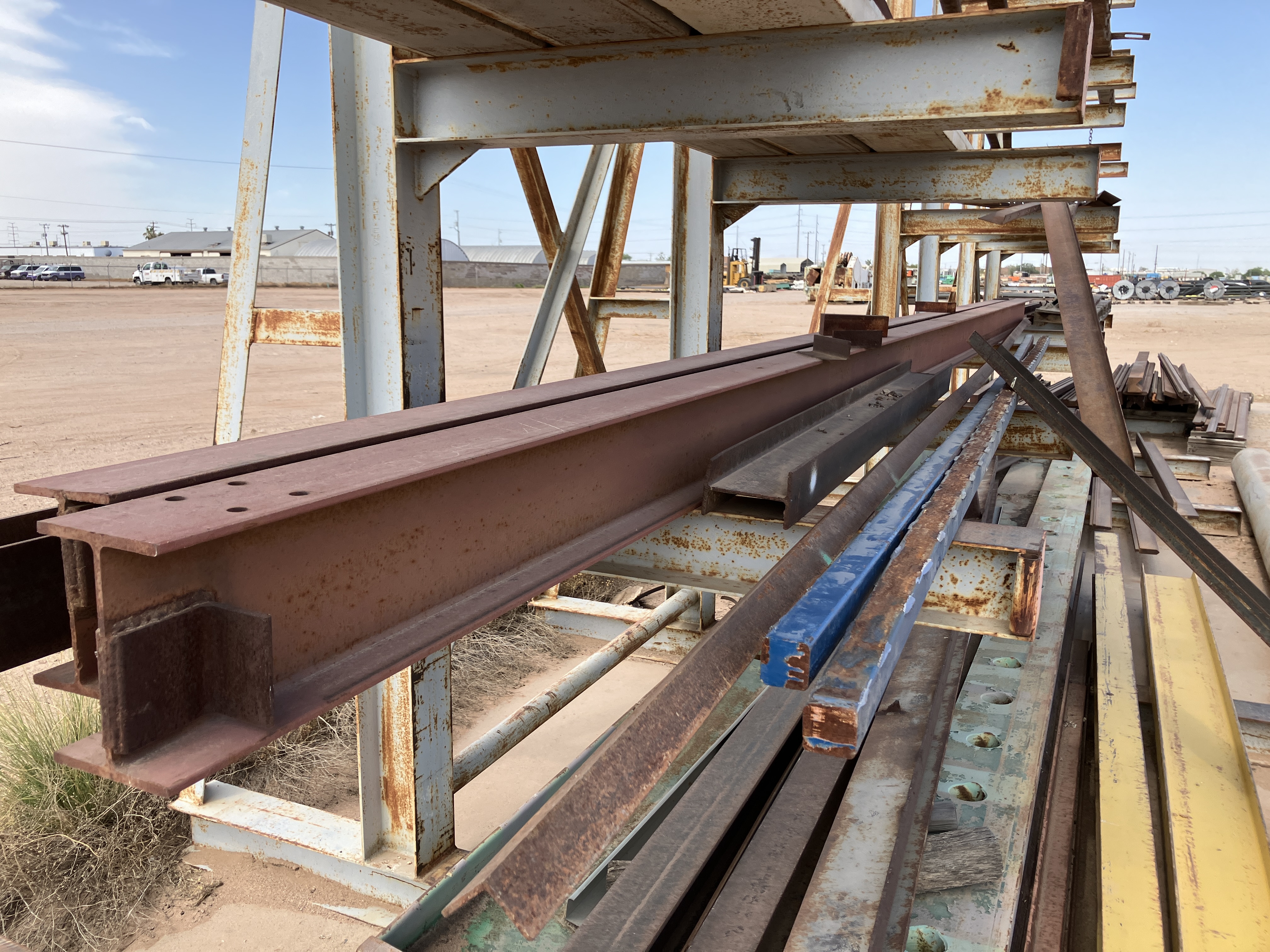 Used 1 Ton Bridge Crane, free standing, 30' long x 10' wide x 12' under hook. approx.