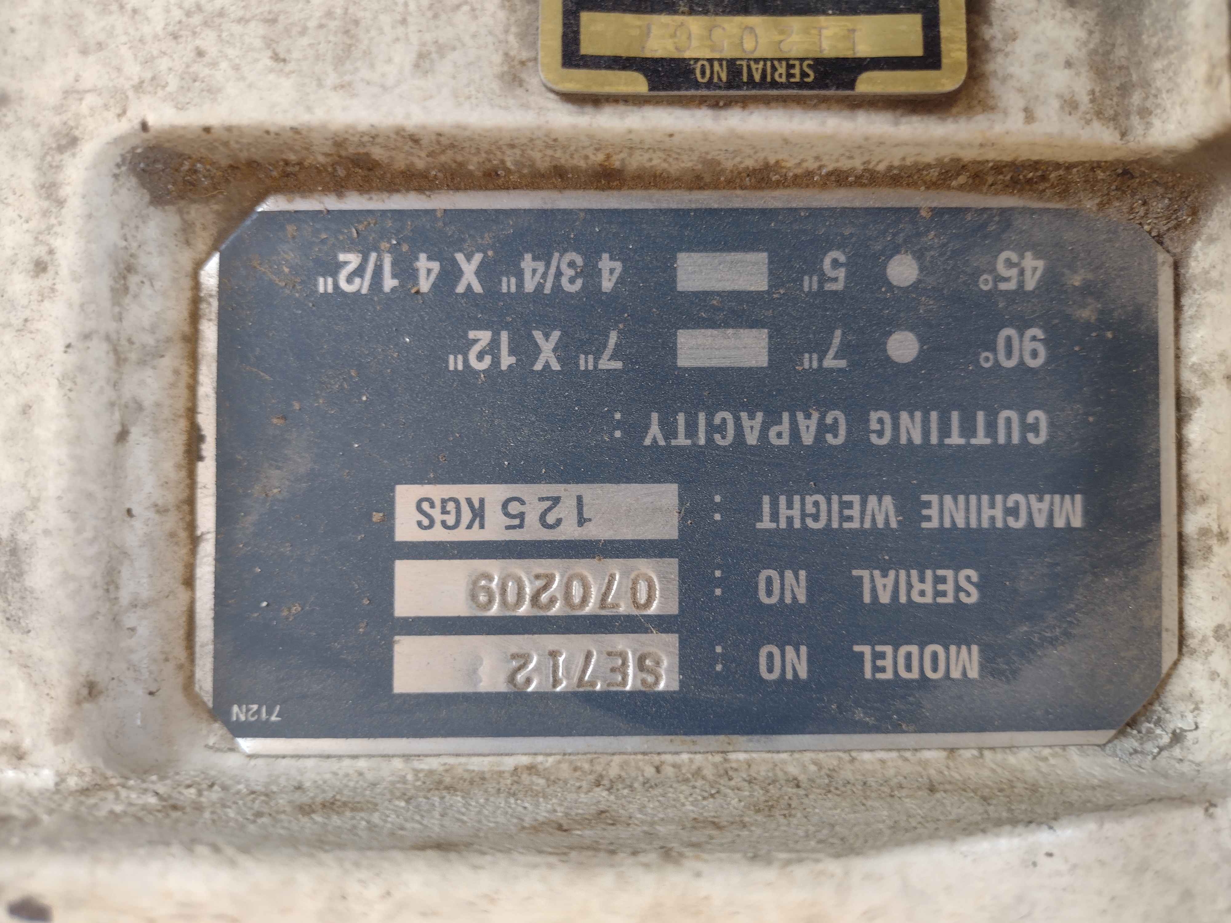 Used Dake Johnson 712 Bandsaw