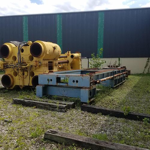 Used 2,000 Ton ENGEL Extrusion Press; Horizontal Hydraulic Type; MFG: 1995, *Need moved ASAP*