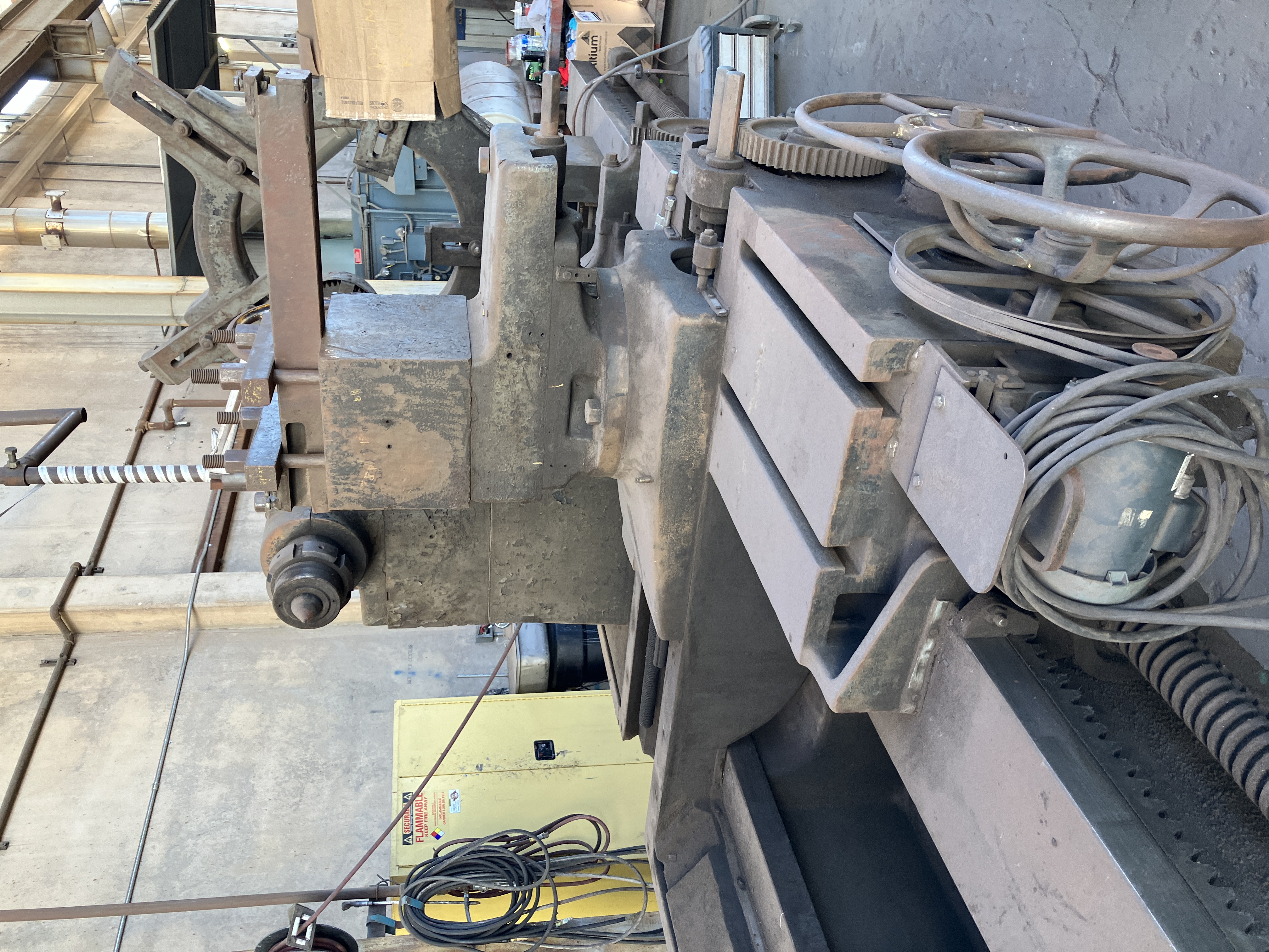 Used Niles Pond Lathe 90" Swing x 16' 6" C-C #4226