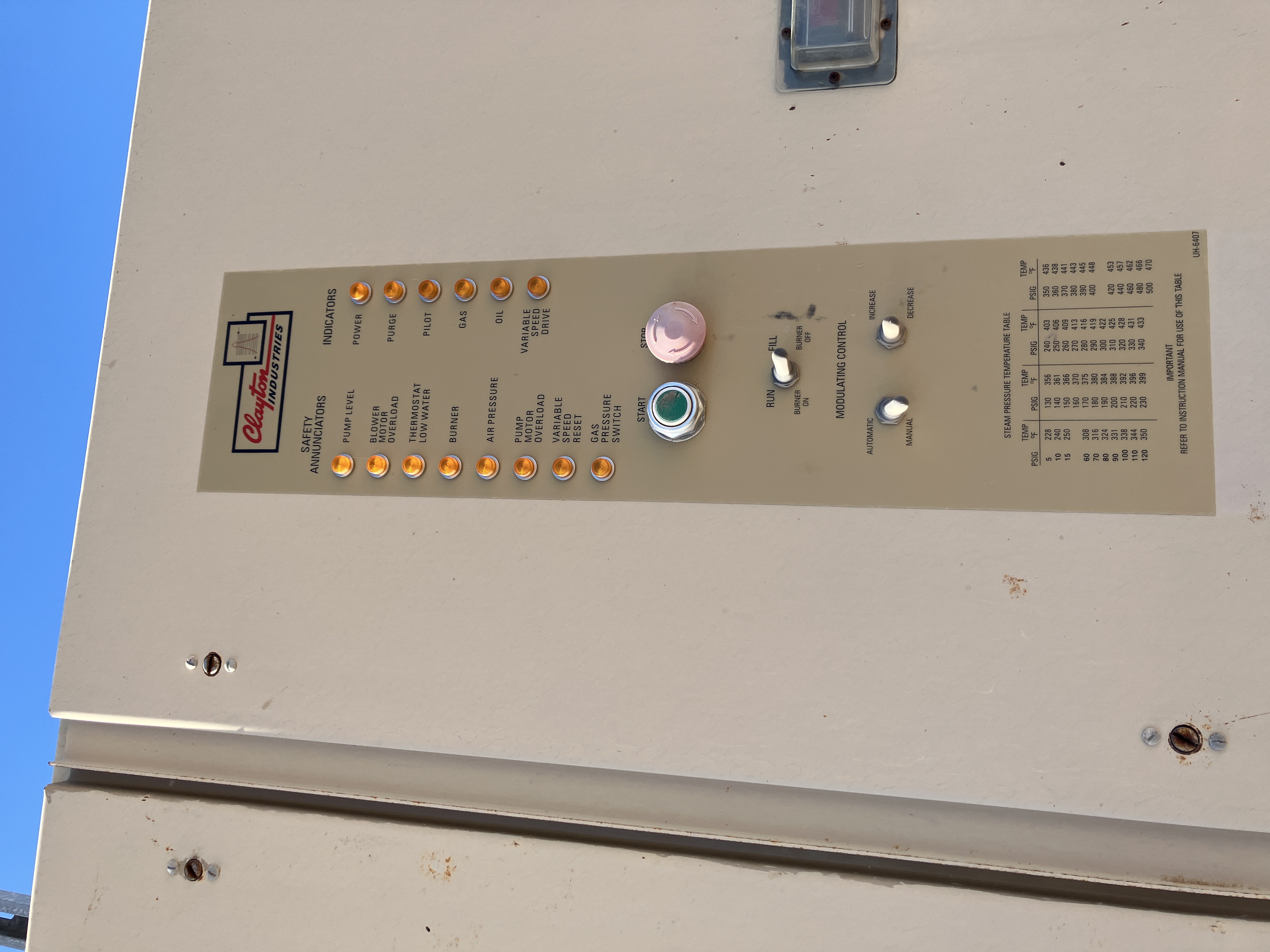 Used Clayton Steam Generator #4242