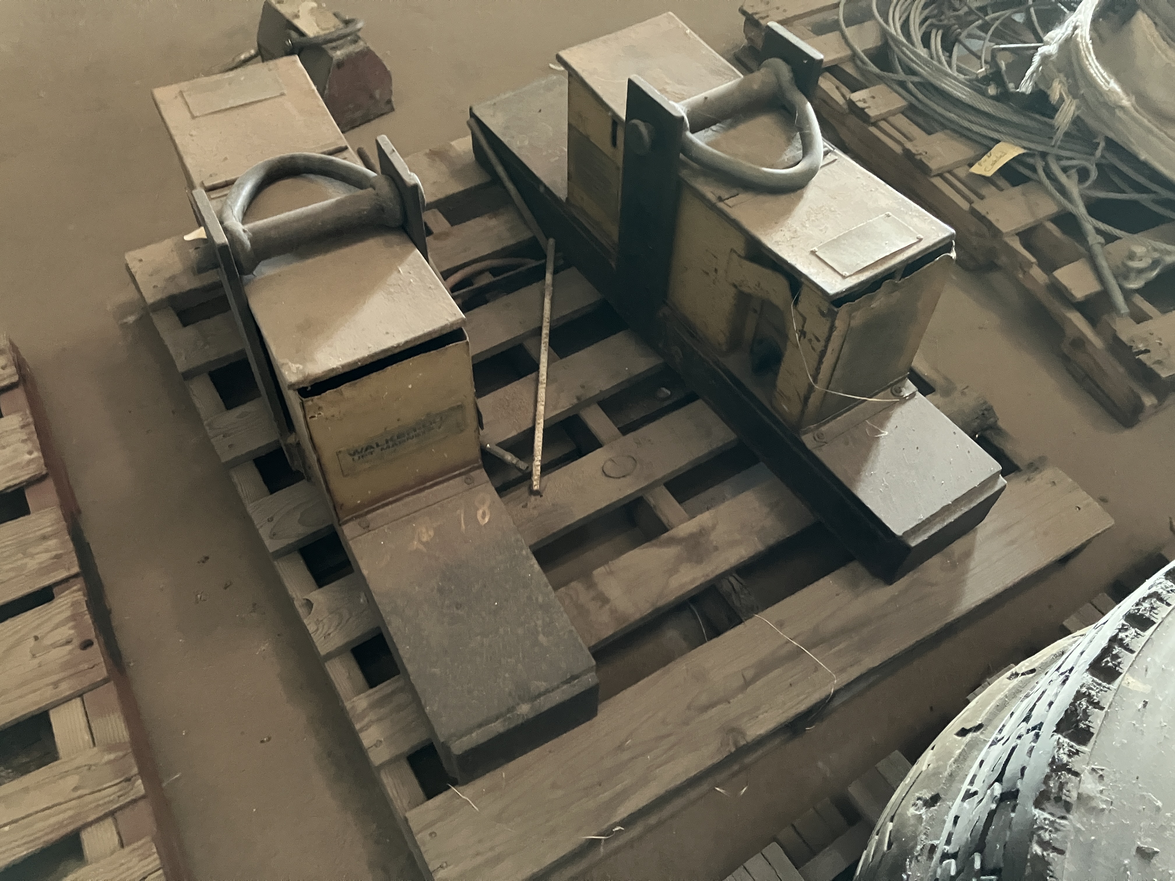 Used BM-80 Walker-Bux 8000lb lifting magnet,