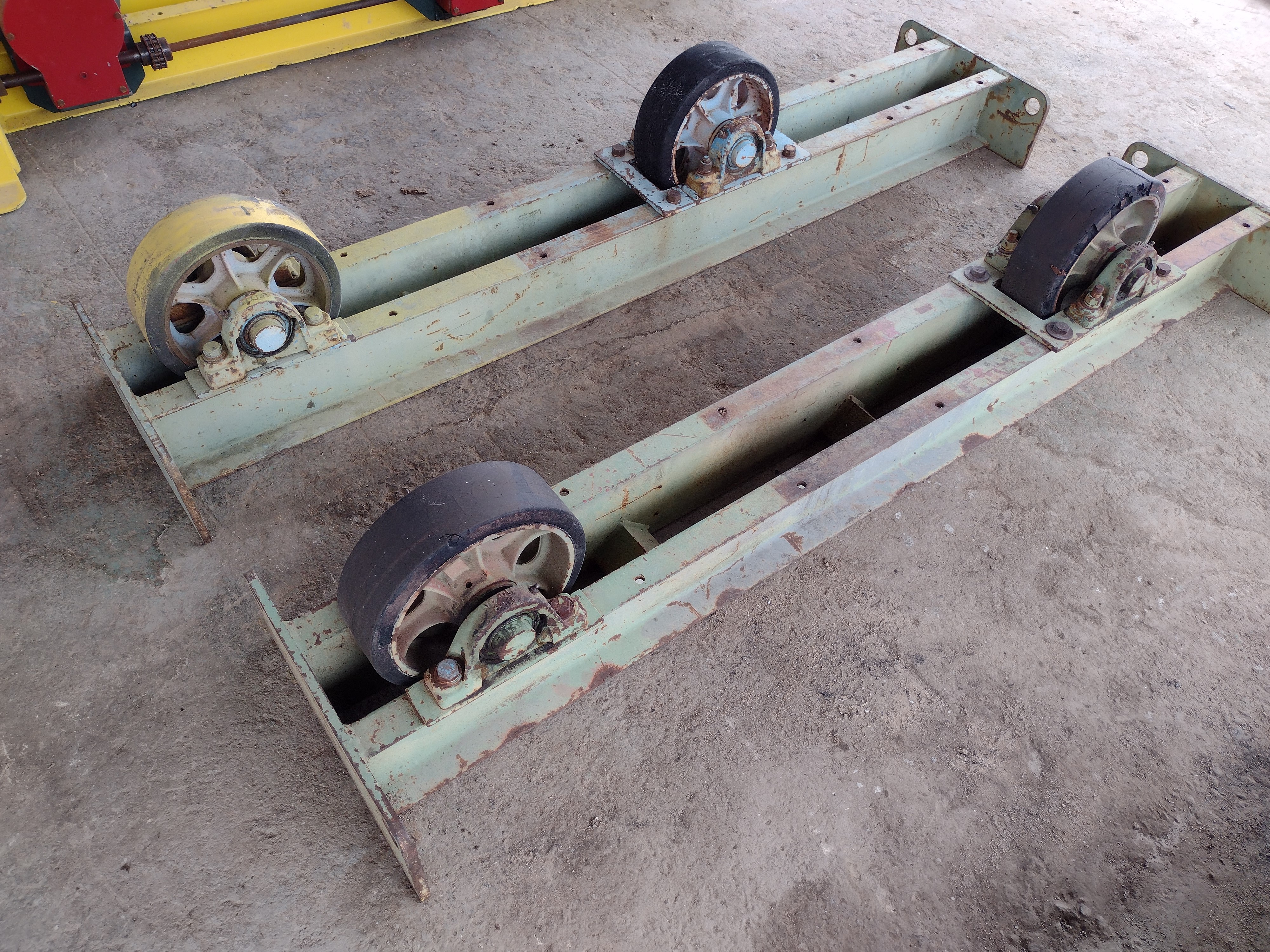 Used Teledyne Readco 10 ton Tank turning rolls (Idler) #4153