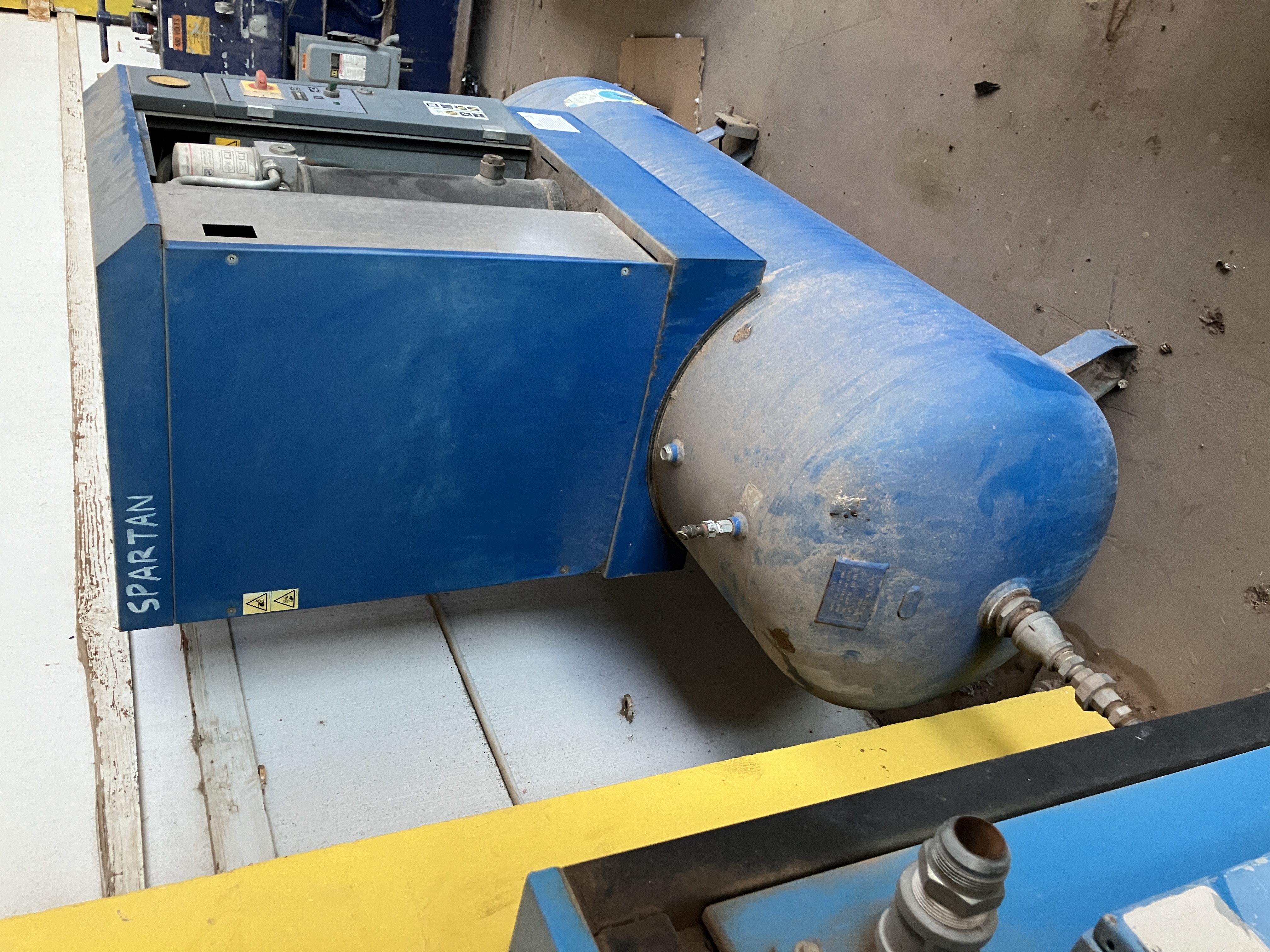 Used 15 HP Quincy Air Compressor #4213