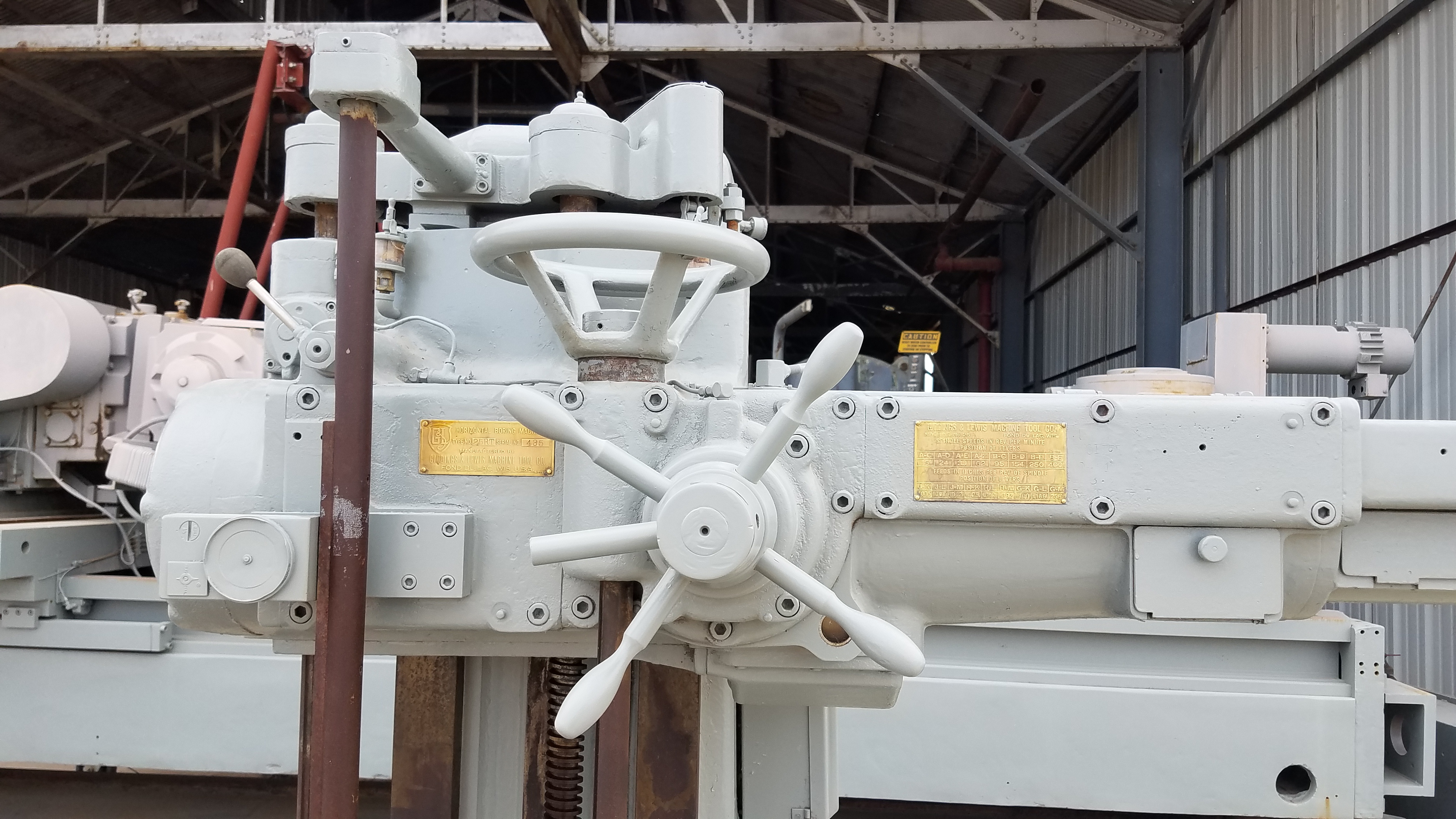 Used Giddings & Lewis Horizontal Boring Mill