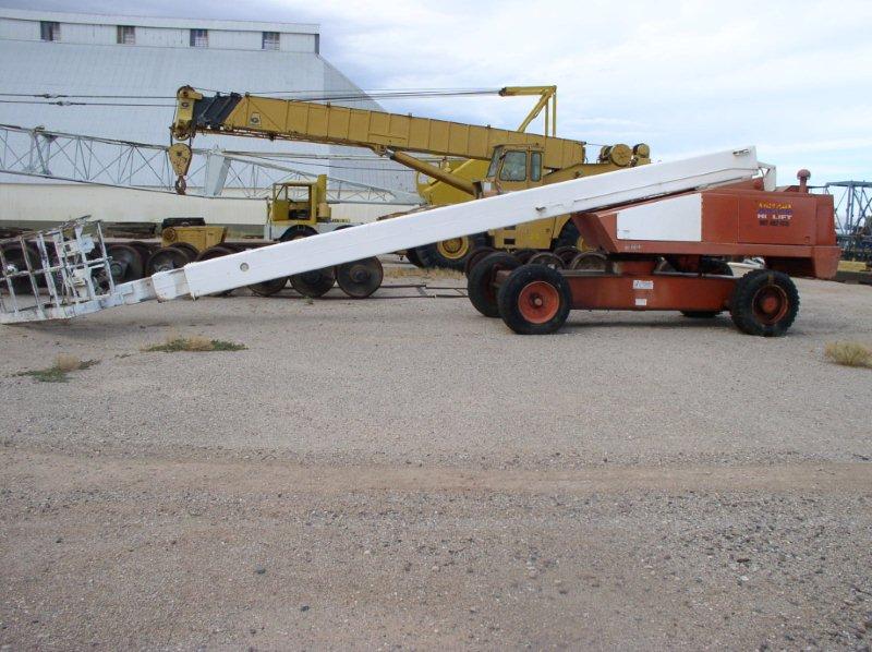 Used 80 foot SNORKEL Model TB-A80RD Aerial Boom Lift; Work Platform
