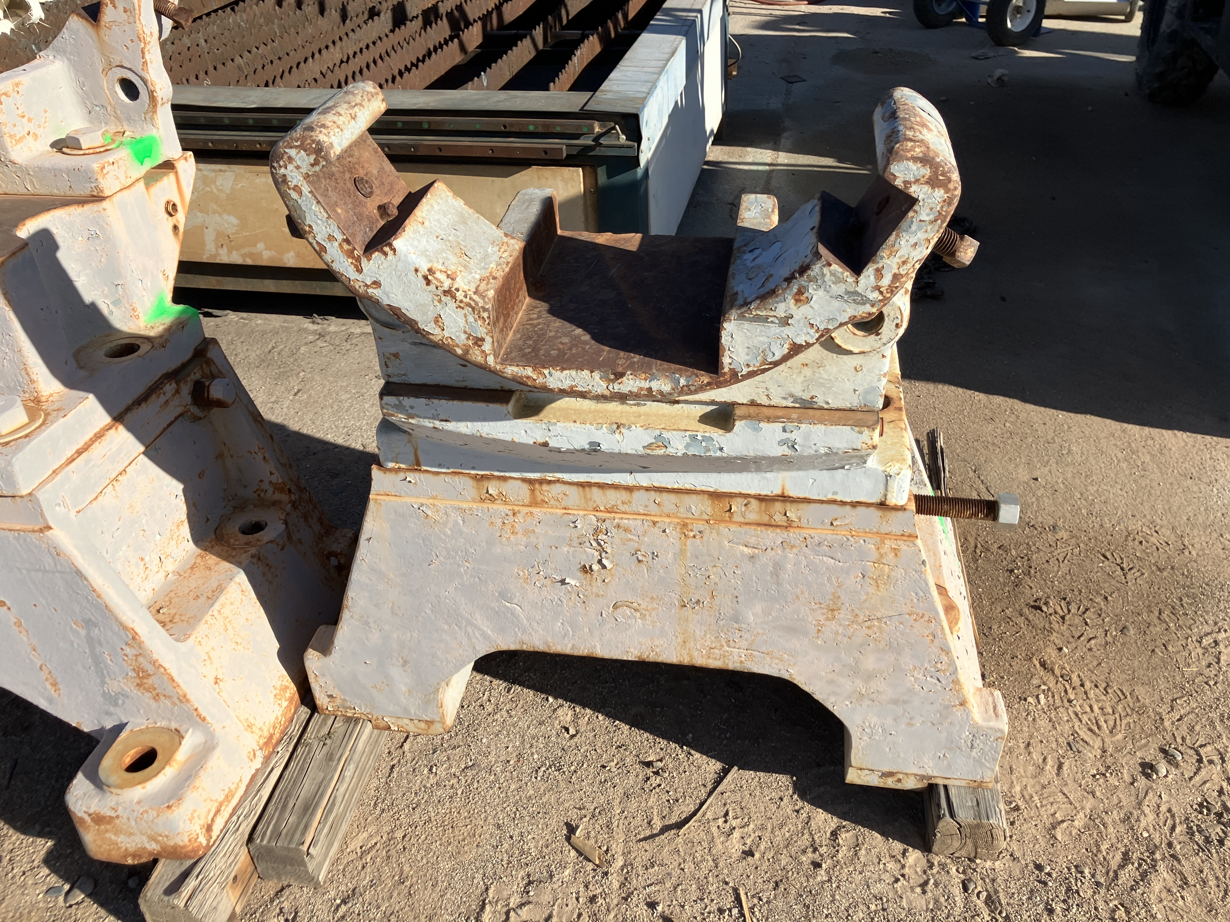 Used Set of 2 Roll Grinder Stands for Farrell Roll Grinder #4248