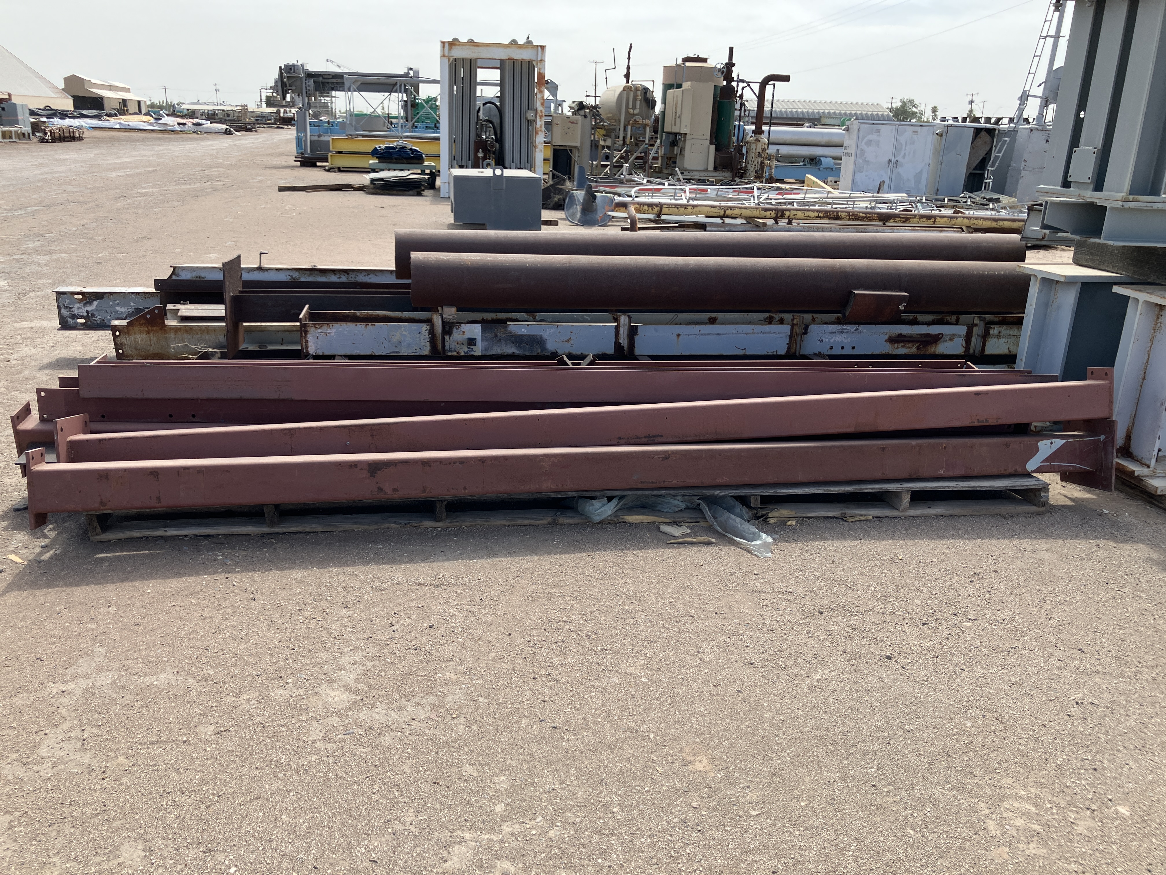 Used 1 Ton Bridge Crane, free standing, 30' long x 10' wide x 12' under hook. approx.