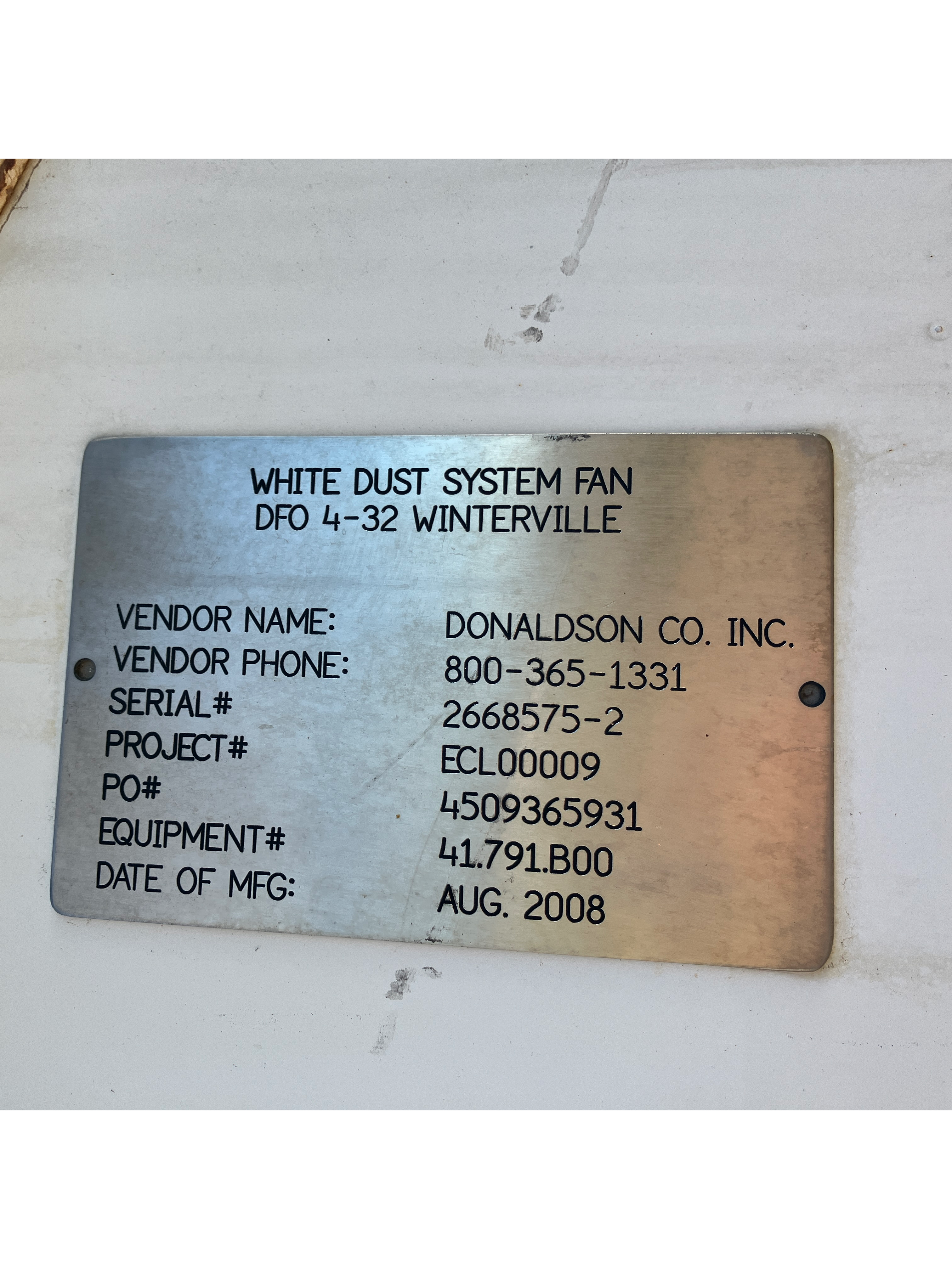 Used 25,000 CFM Donaldson Torit DFO 4-32 Cartridge Dust Collector 32 filter