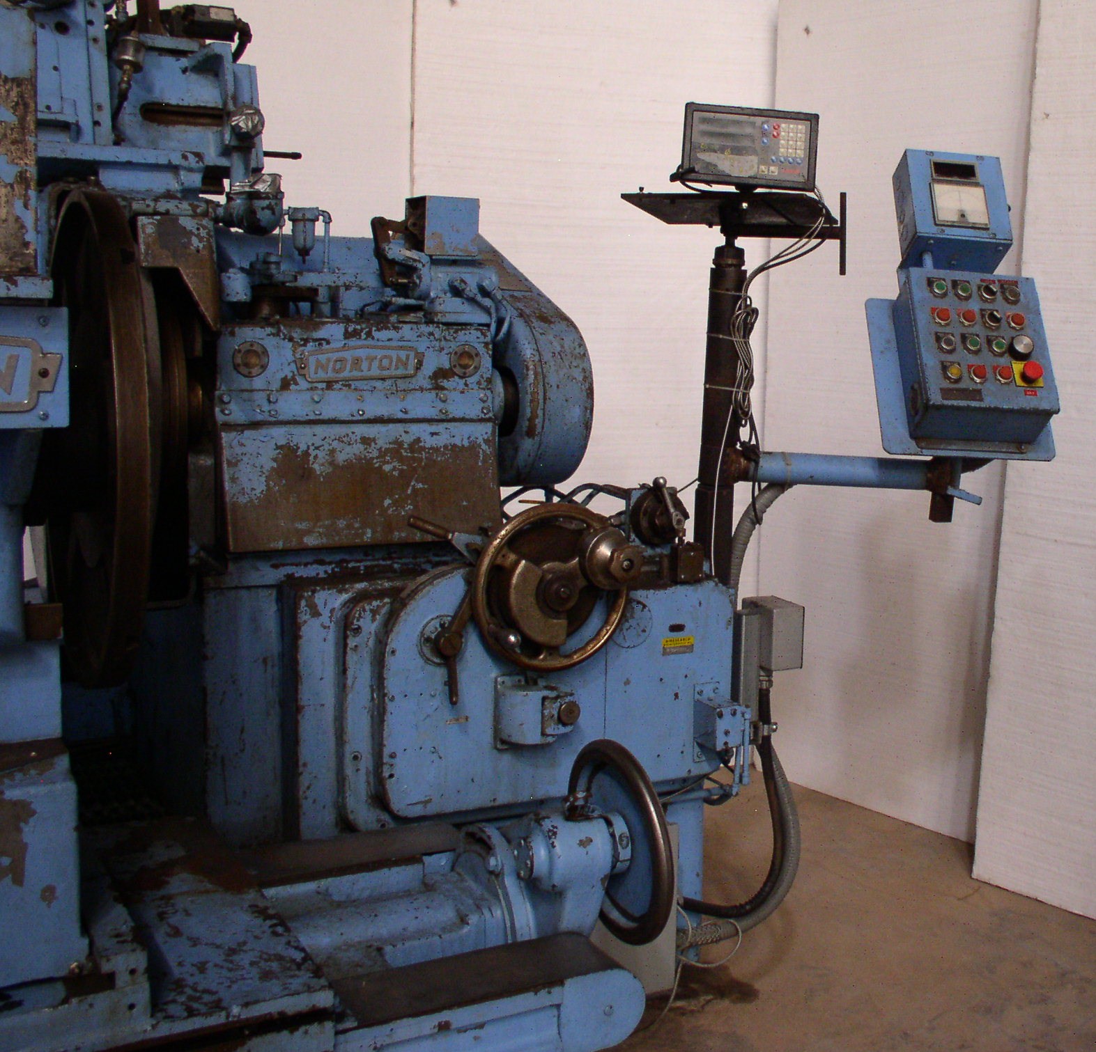 Used 48" NORTON “High Swing” Universal Cylindrical Grinder; Chucking Type #2746