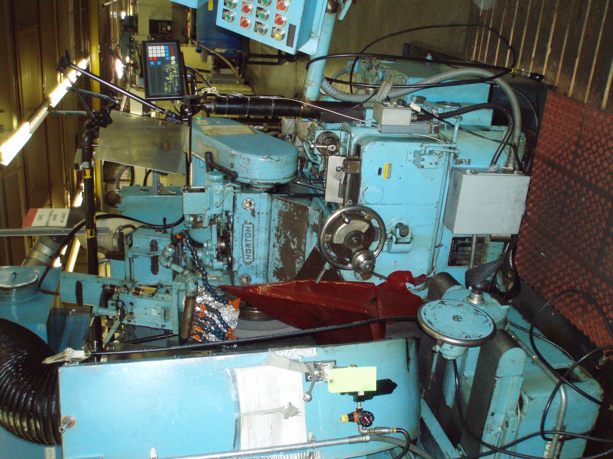 Used 48" NORTON “High Swing” Universal Cylindrical Grinder; Chucking Type #2746